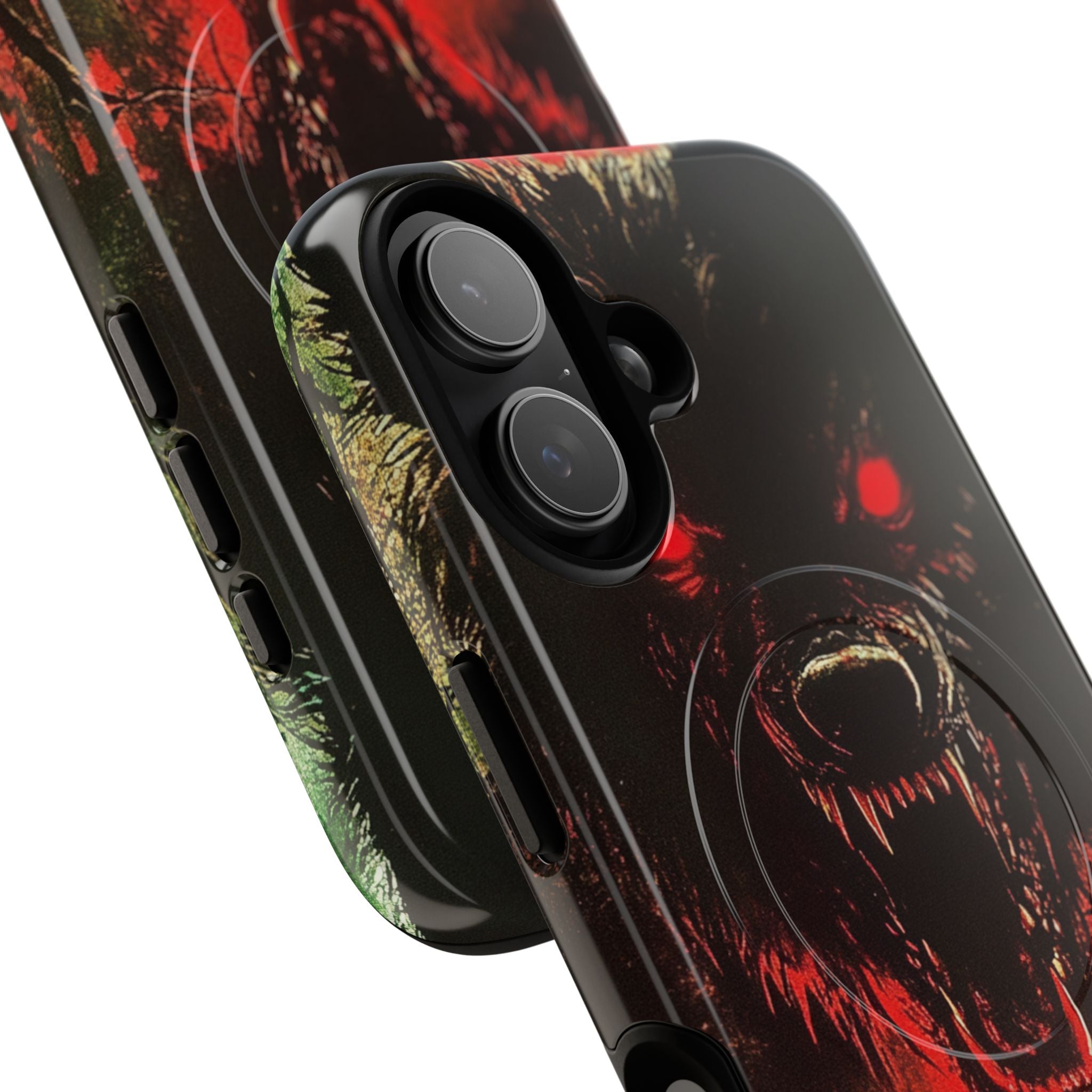 Crimson Wolf iPhone 17 Case - Tough+