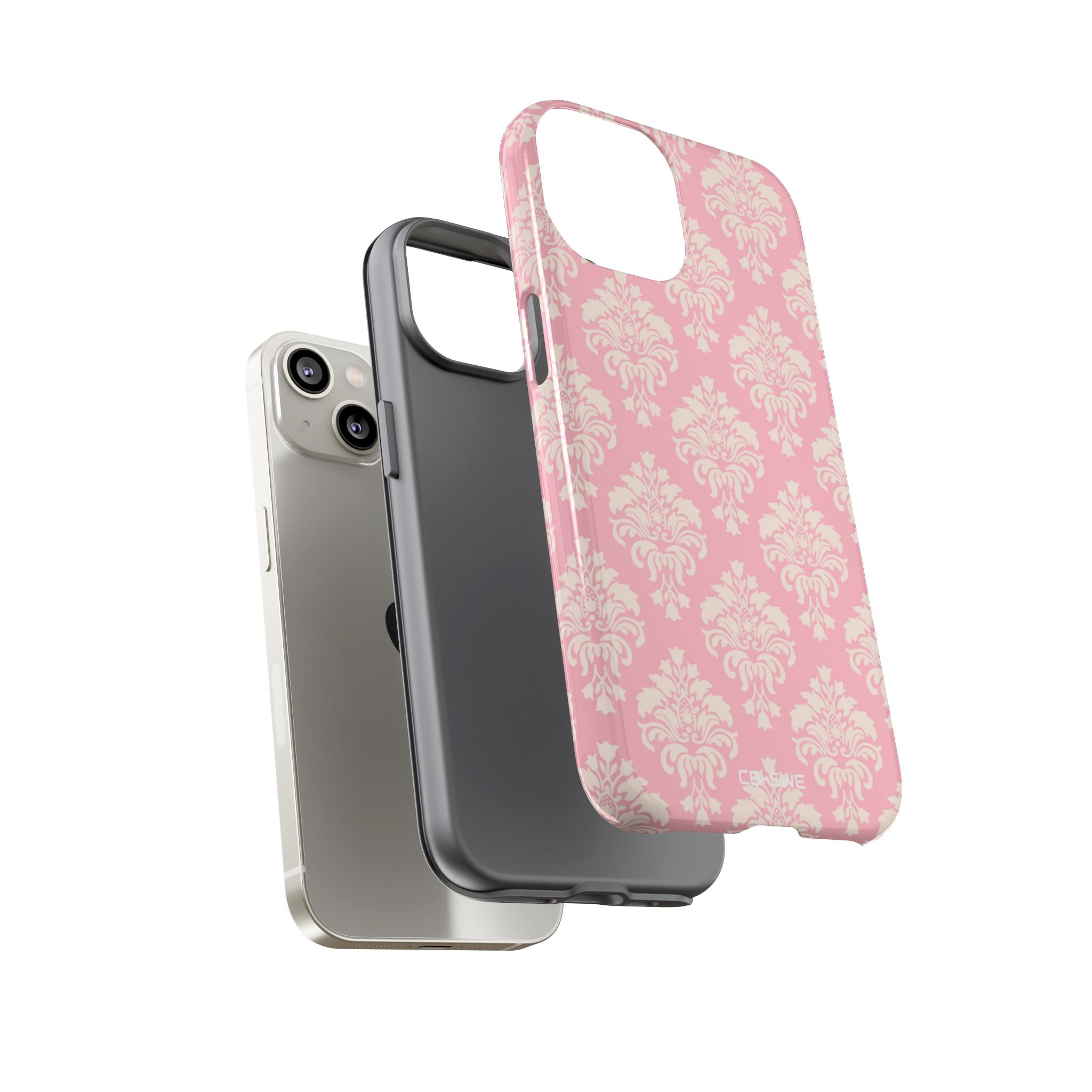 Pastel Damask Elegance - iPhone Case