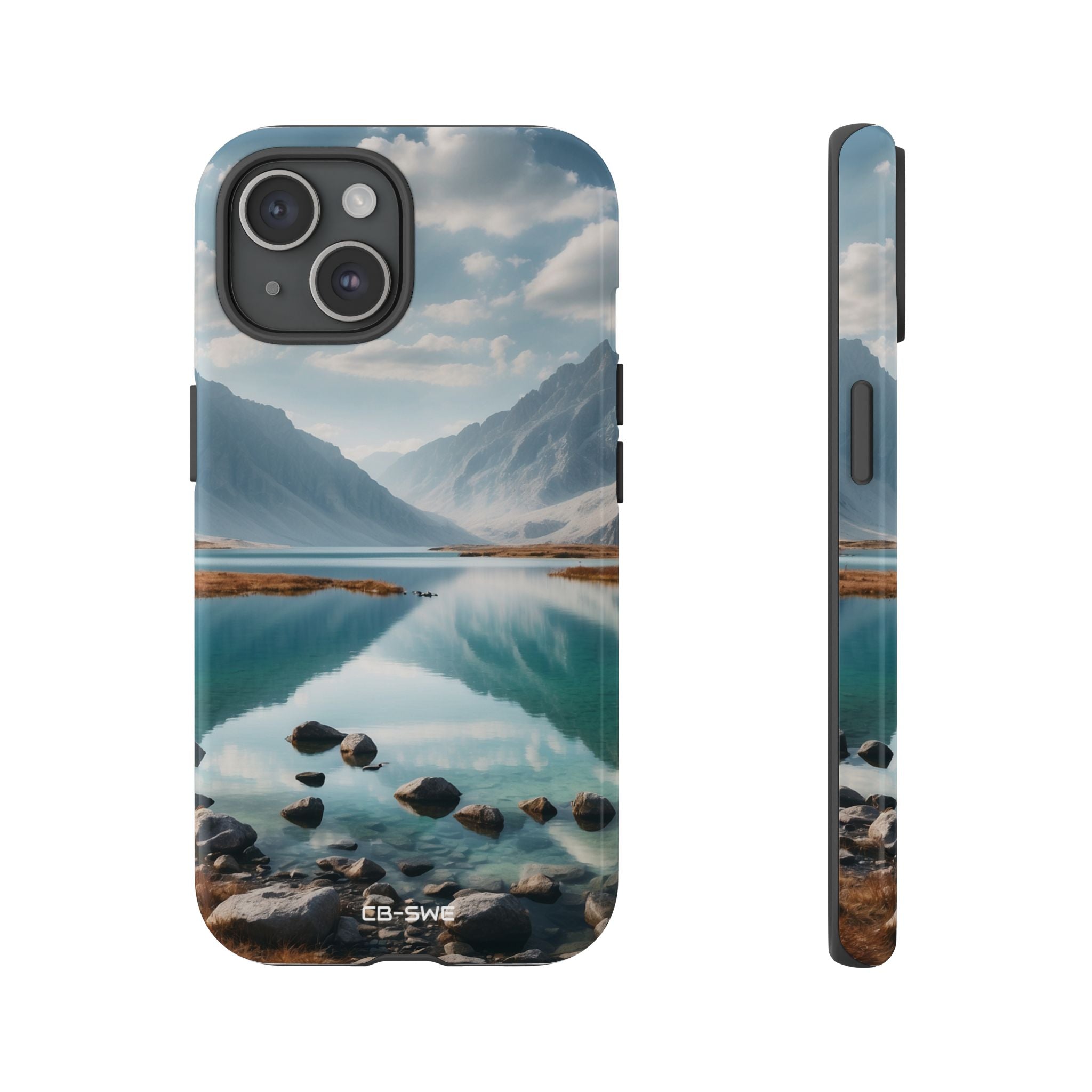 Mountain Reflections Swim - iPhone Case