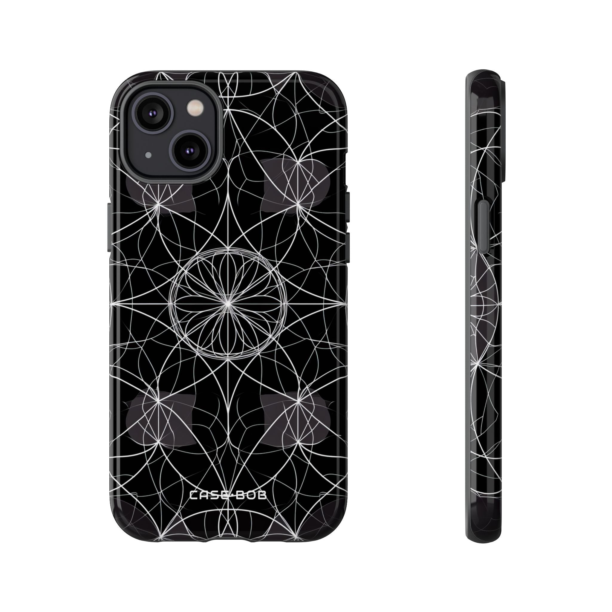 Radiant Petal Orbit iPhone 14 Plus Case - Tough