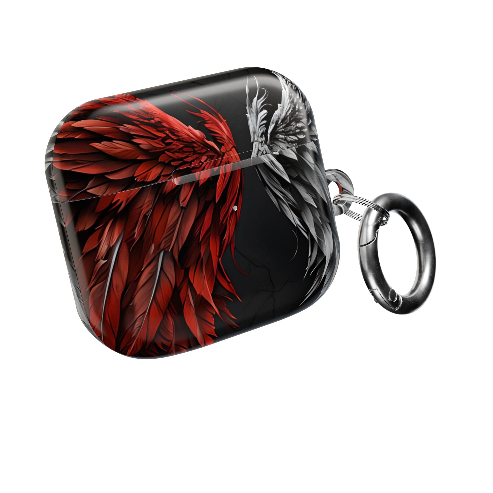Crimson Silver Wings - AirPods Case