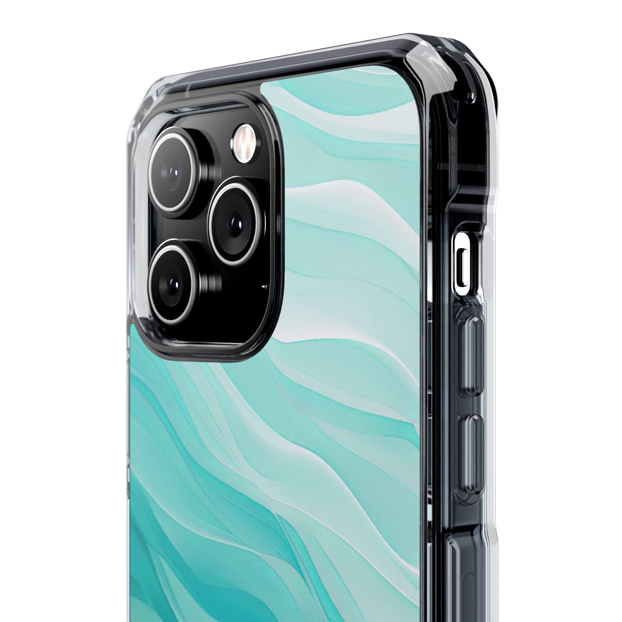 Soothing Aqua Waves iPhone 14 - Impact Clear+