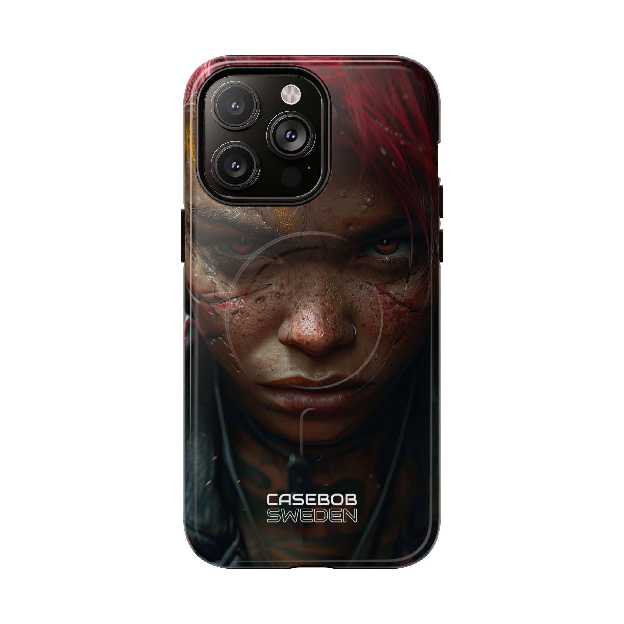 Ritratto Ribelle Cyberpunk iPhone 14 - Tough+