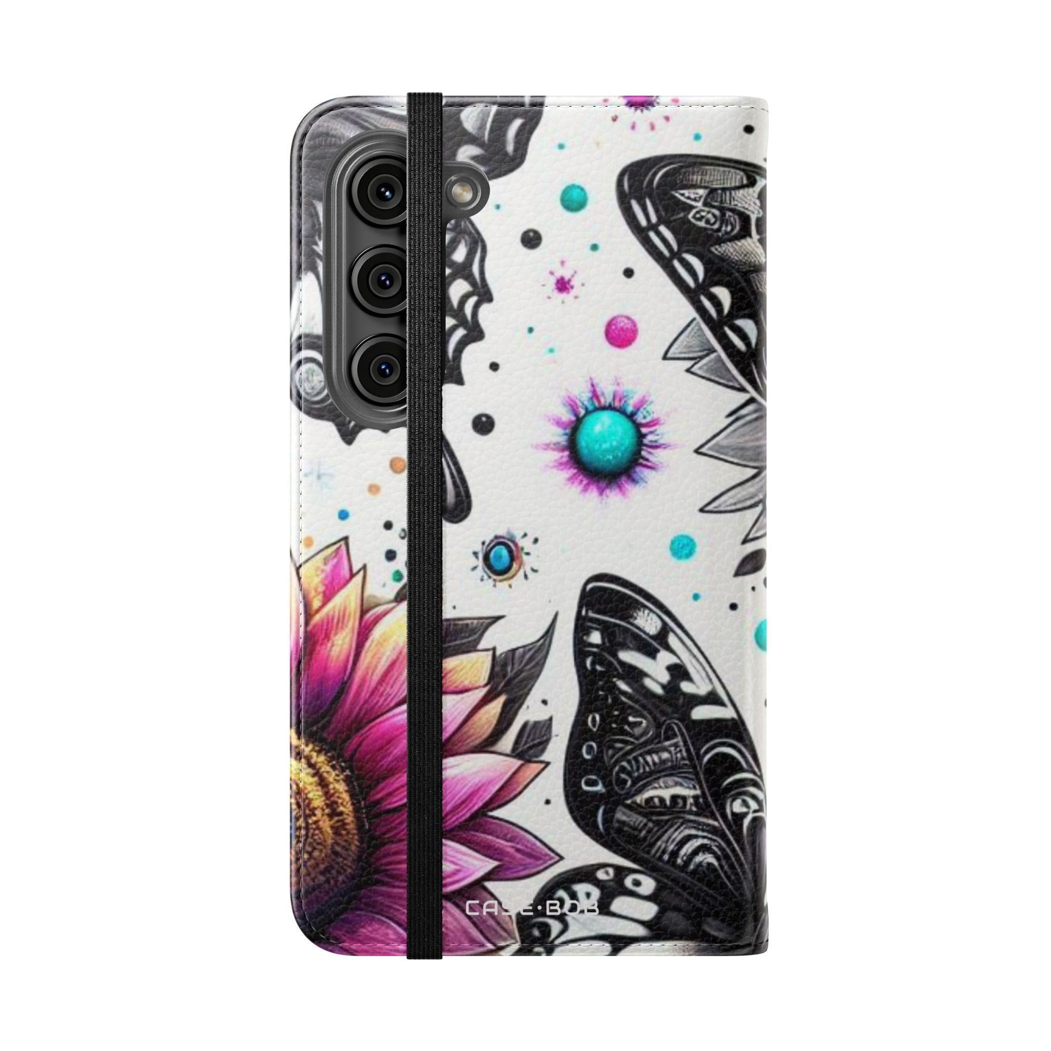 Monochrome Flutter - Samsung S23 Case - Wallet