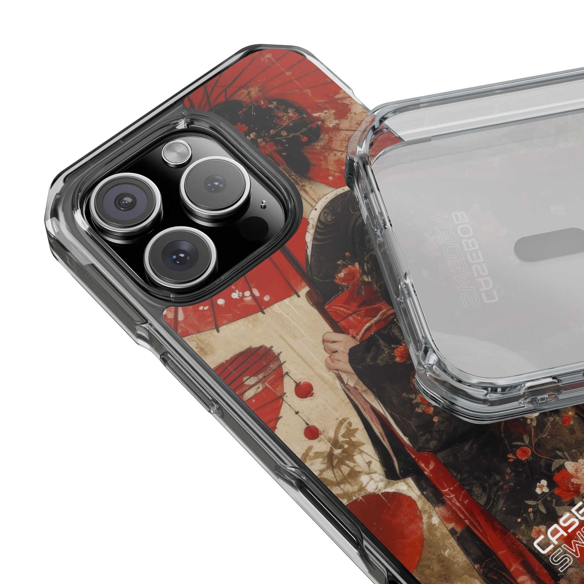 Scarlet Crane Dreams iPhone 16 - Impact Clear+
