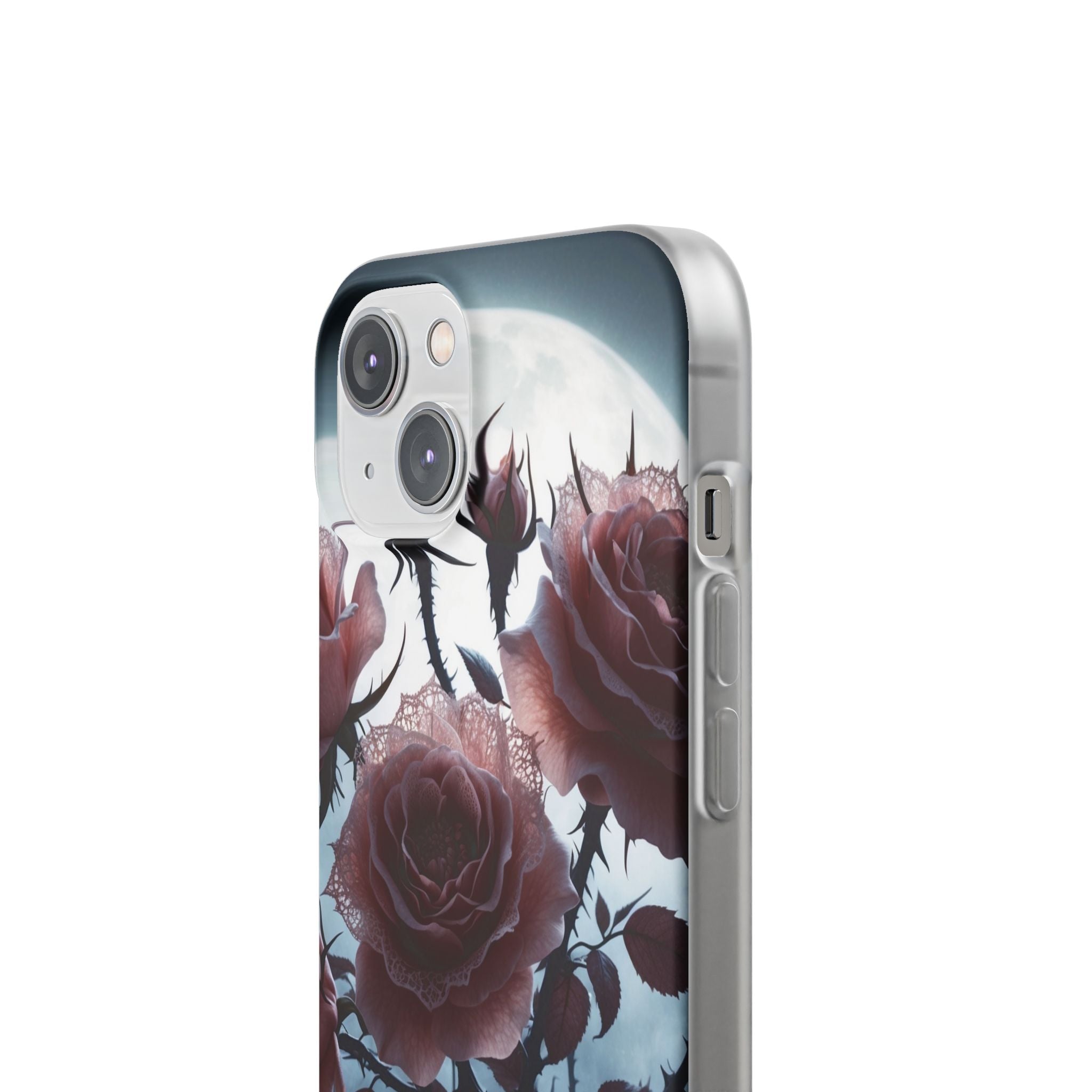 Luminous Rose Thorns iPhone 14 Case - Soft