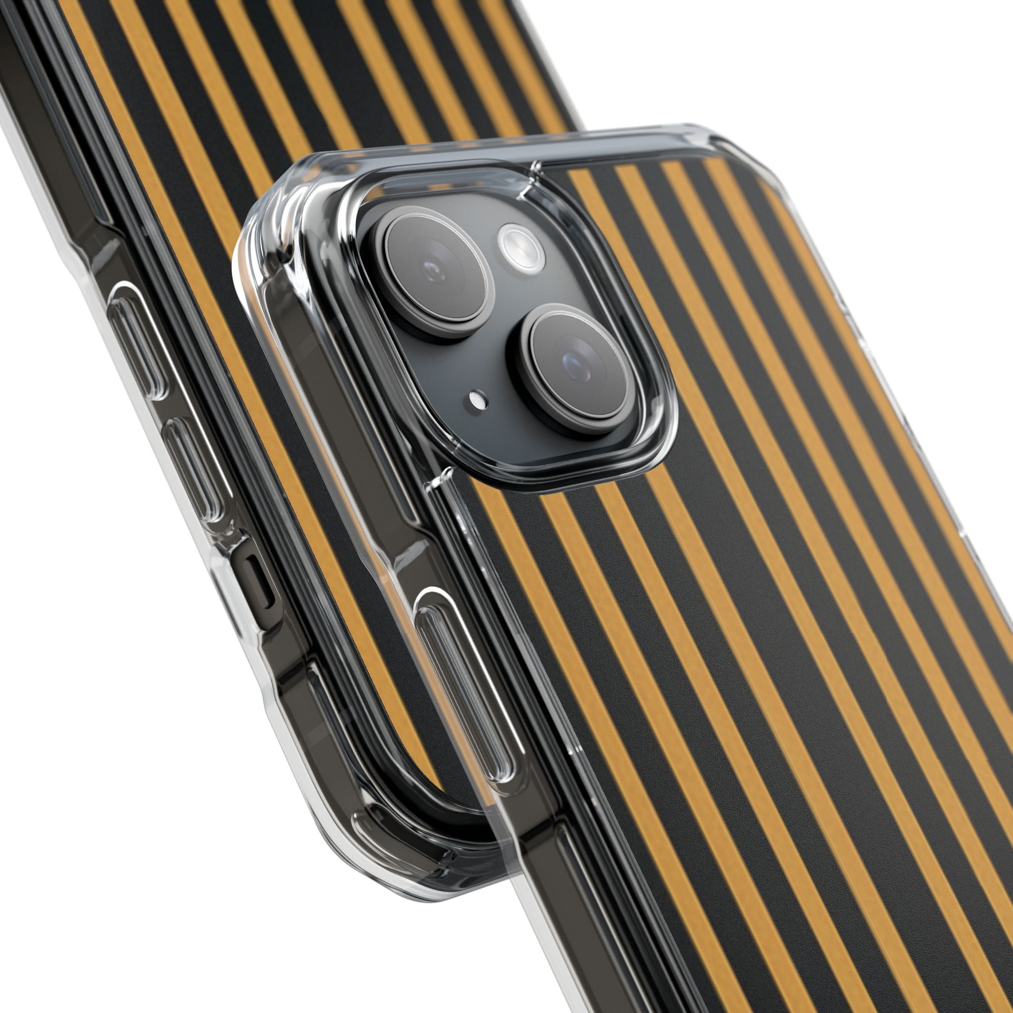 Golden Stripes iPhone 15 Case - Impact