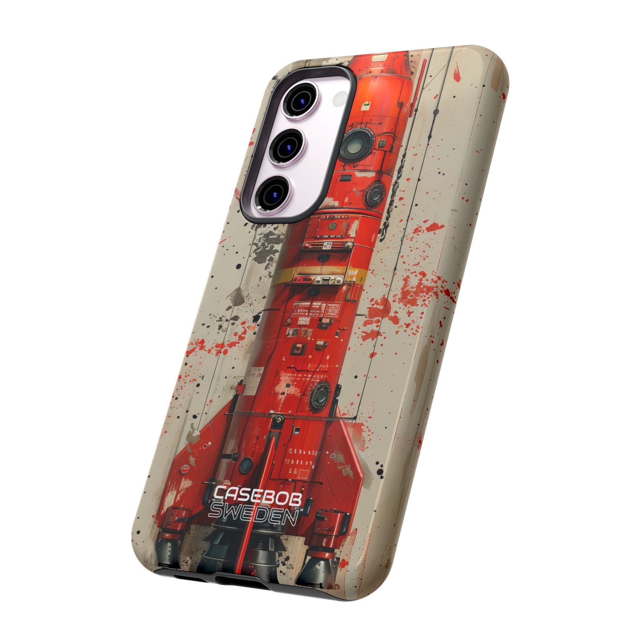 Crimson Rocket Burst Samsung S23 - Resistente