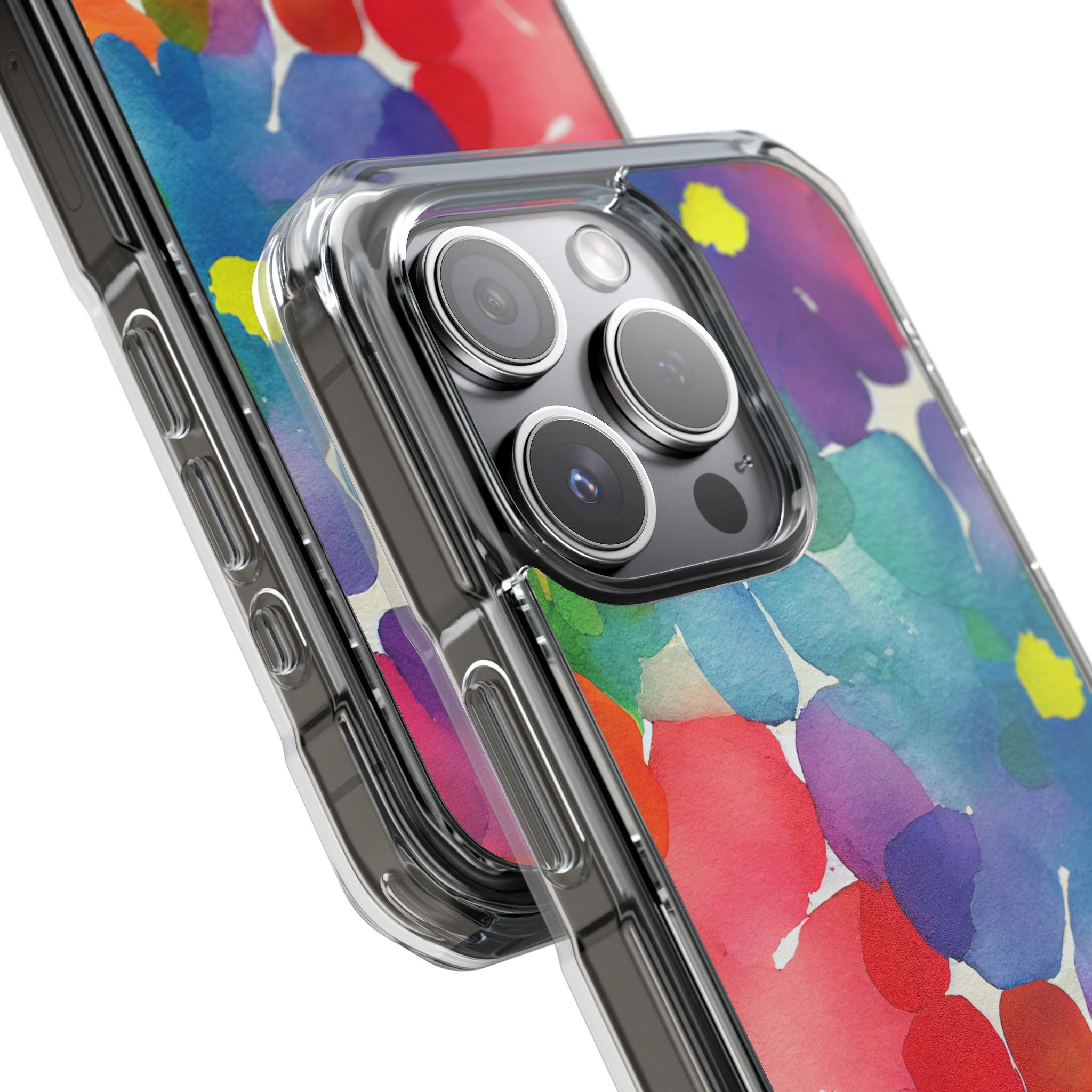Fluid Color Petals iPhone Case - Impact