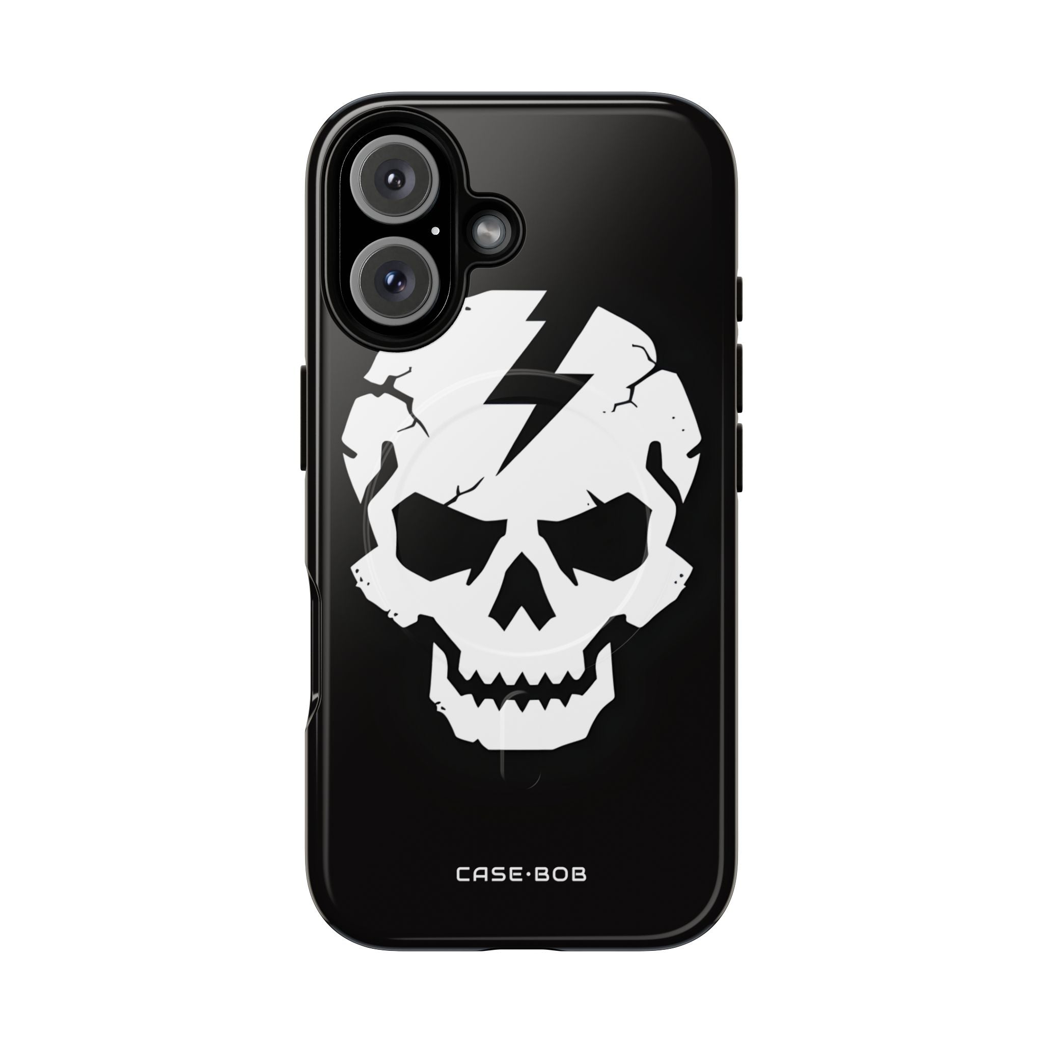 Lightning Skull iPhone 16 Case - Tough+