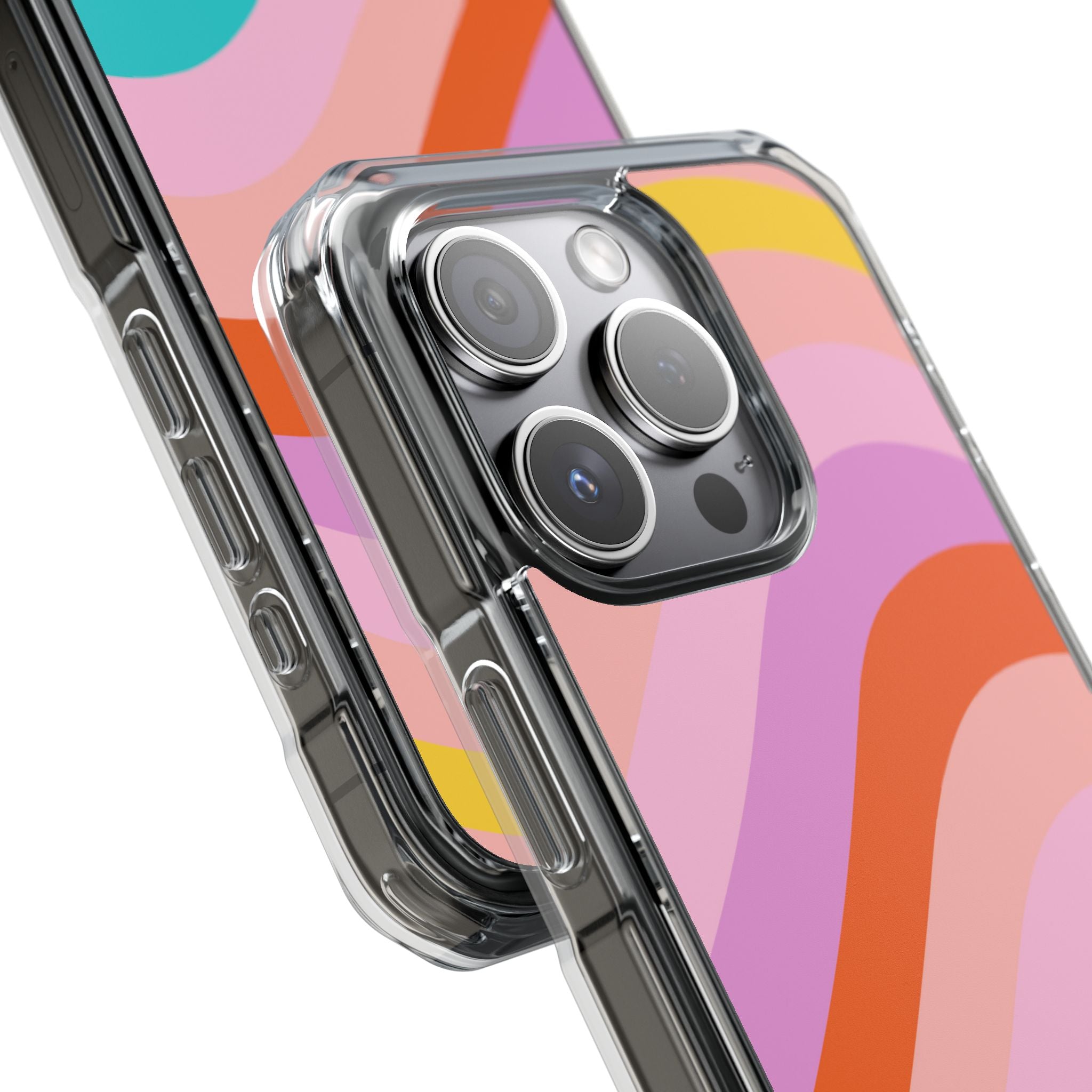 Fluid Color Waves iPhone Case - Impact