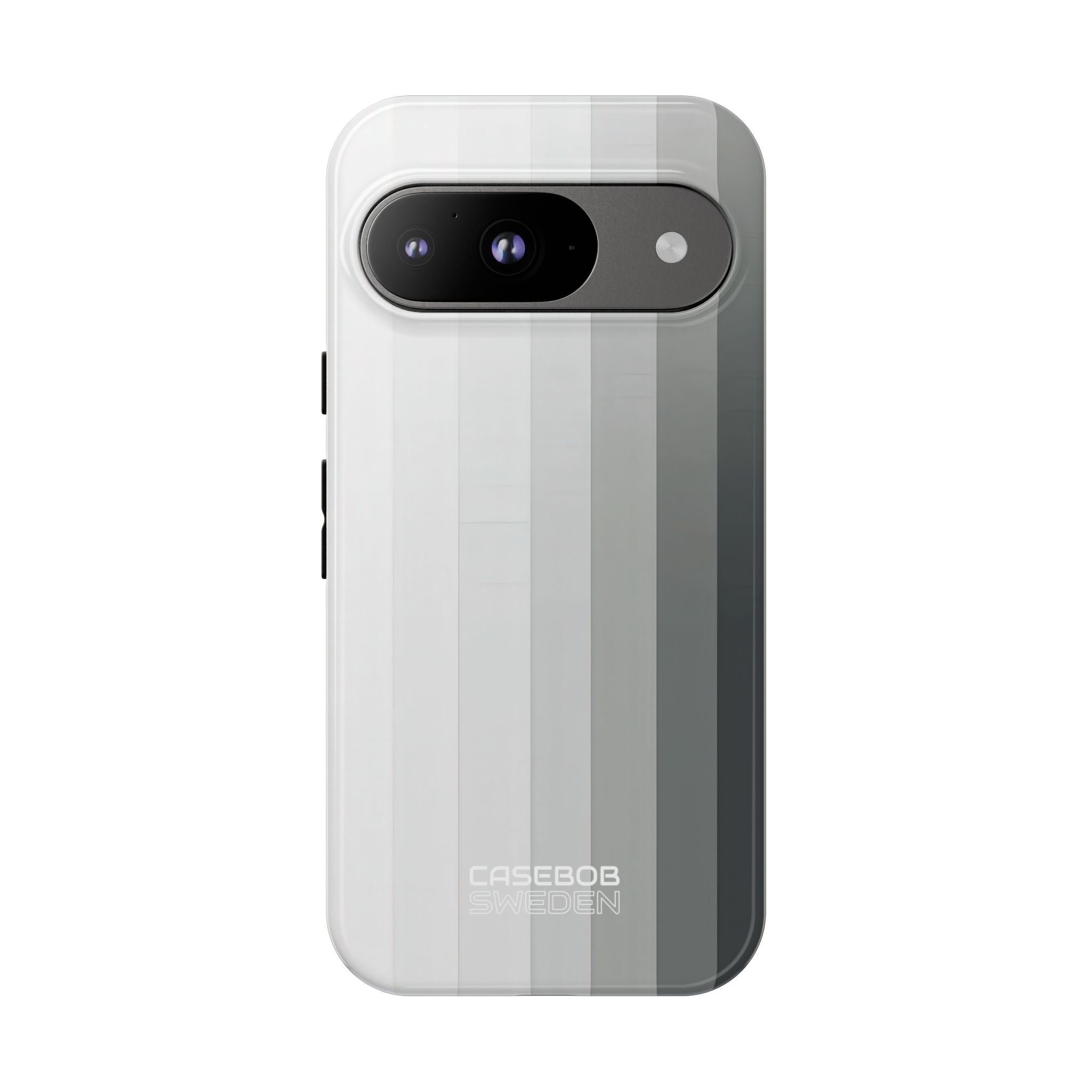 Silver Gradient Stripes Google Pixel 9 - Tough
