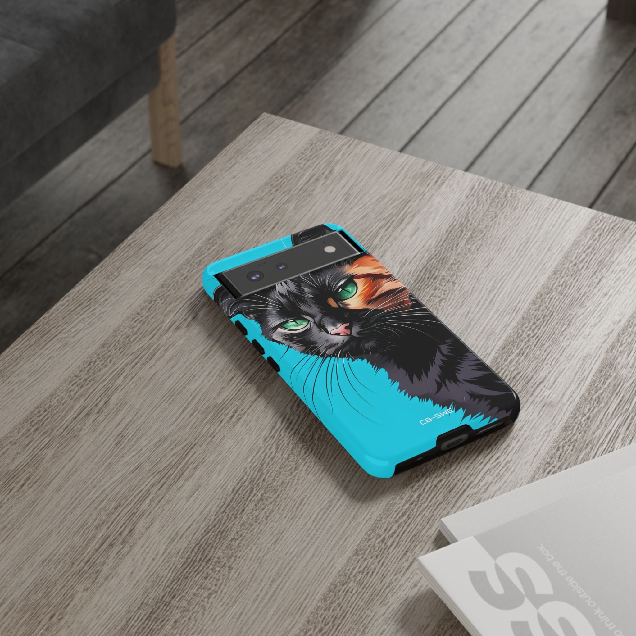 Curious Cat Stare - Google Pixel Case
