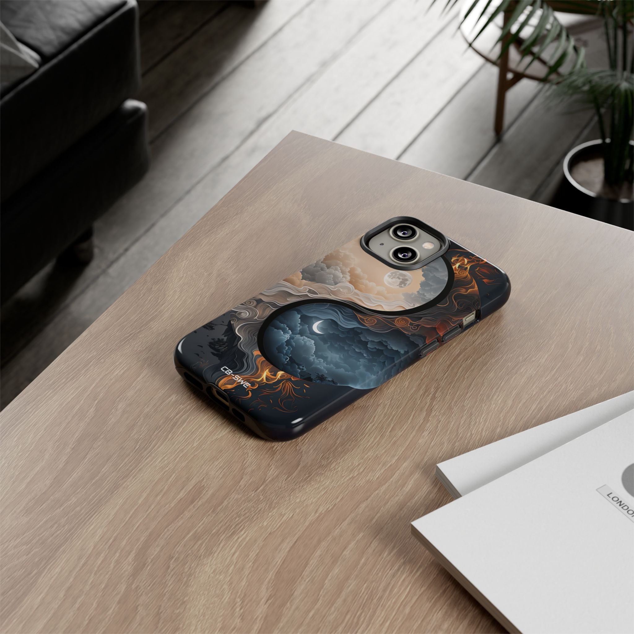 Moonlit Elemental Harmony - iPhone Case