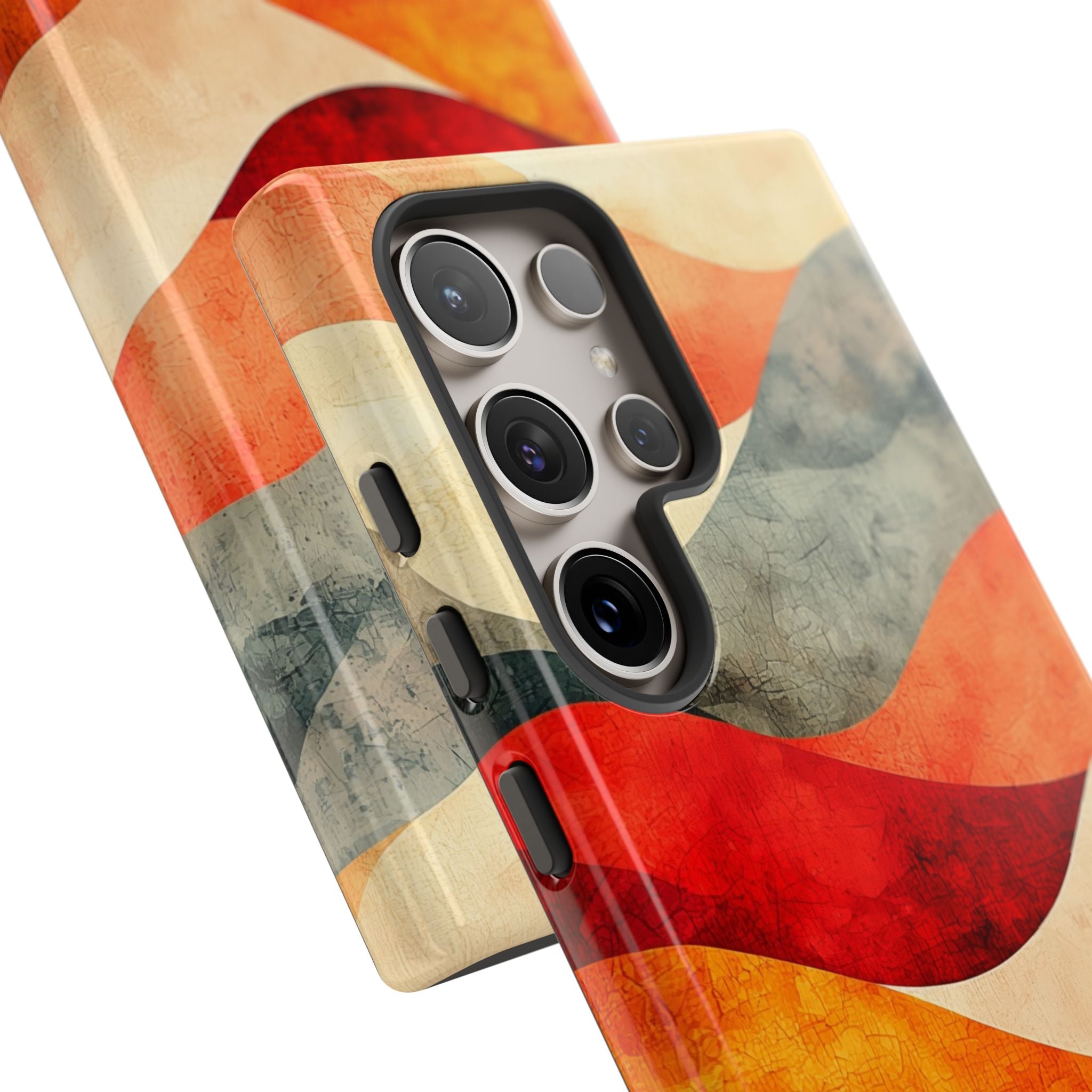 Cracked Wave Sunset Samsung S24 Ultra Case - Tough