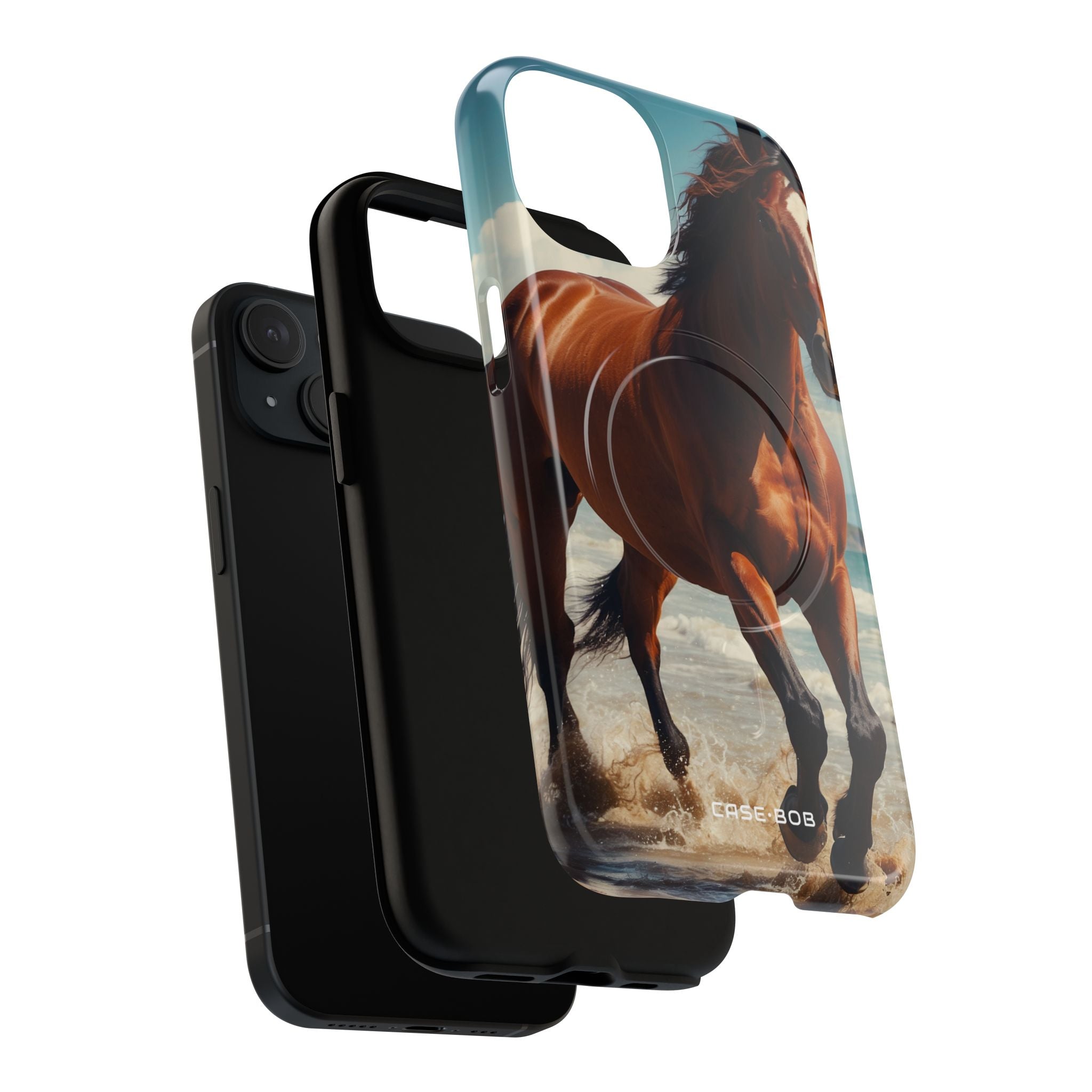 Blazing Horse iPhone 15 Case - Tough+