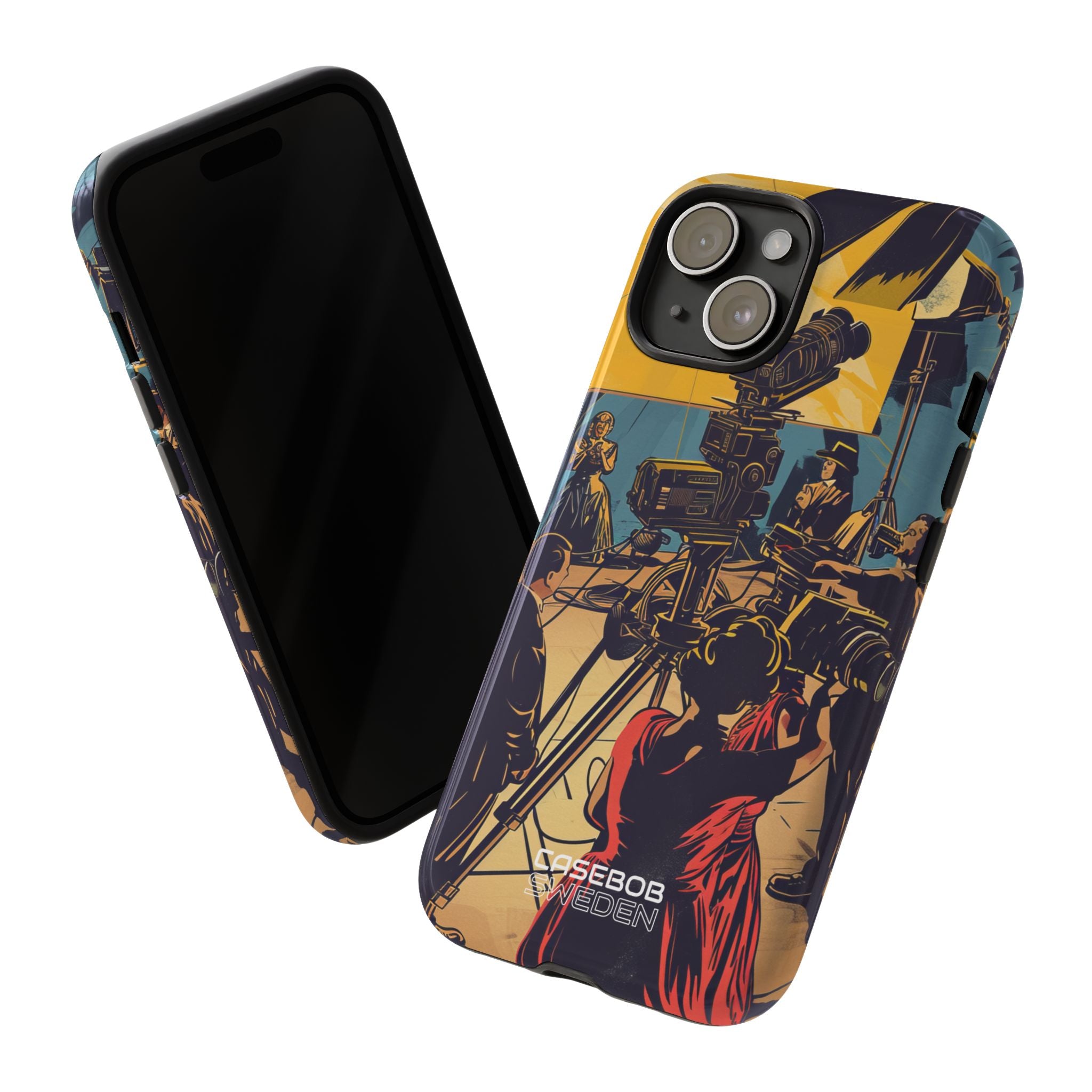 Set cinematografico vintage iPhone 15 - Tough