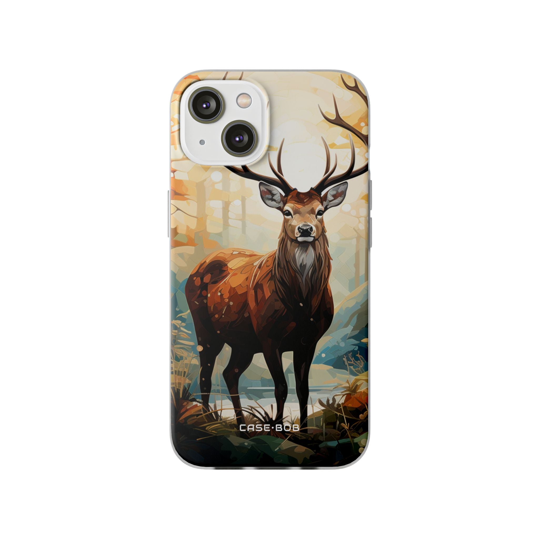 Glowing Stag iPhone 14 Case - Soft