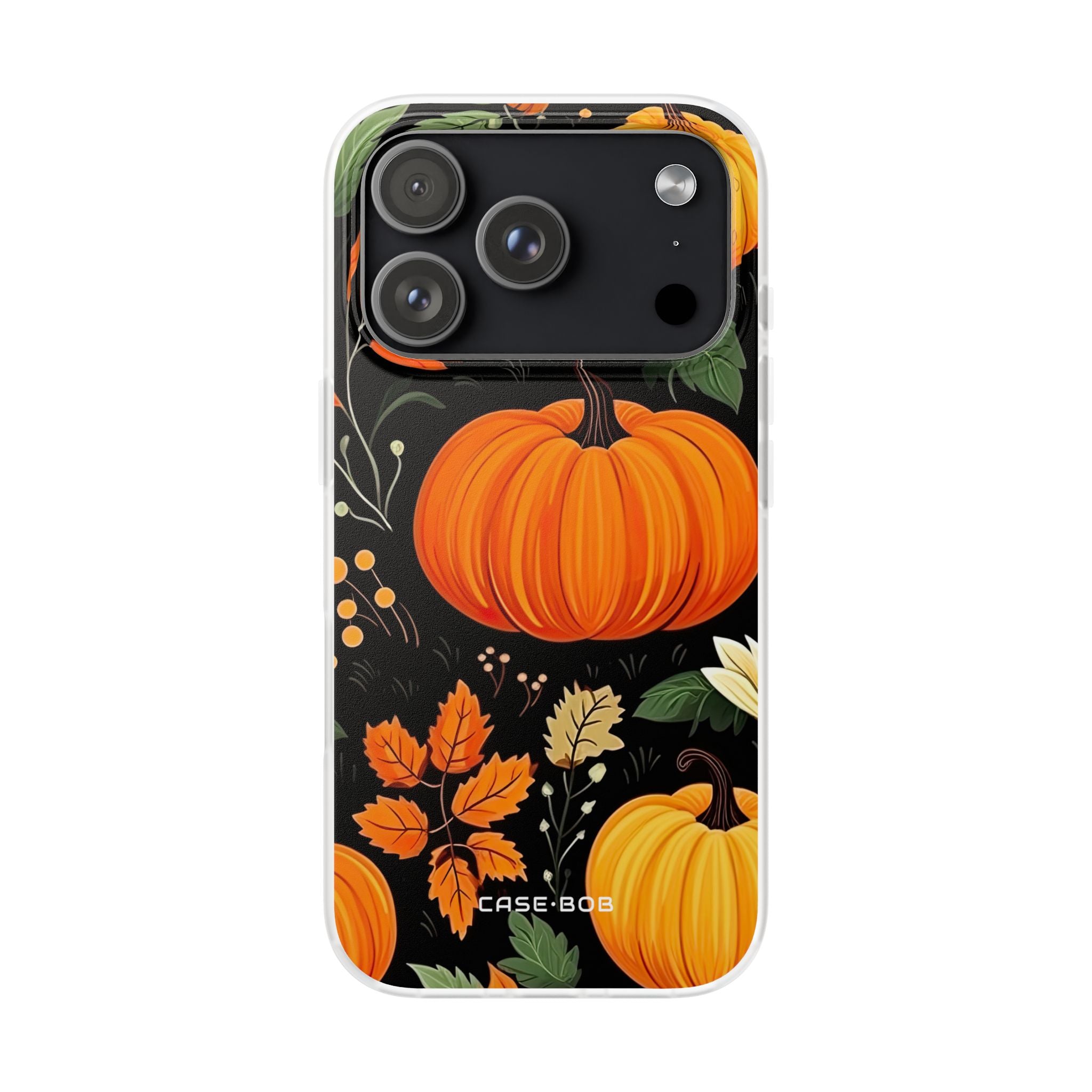Pumpkin Glow iPhone 17 Pro Case - Soft