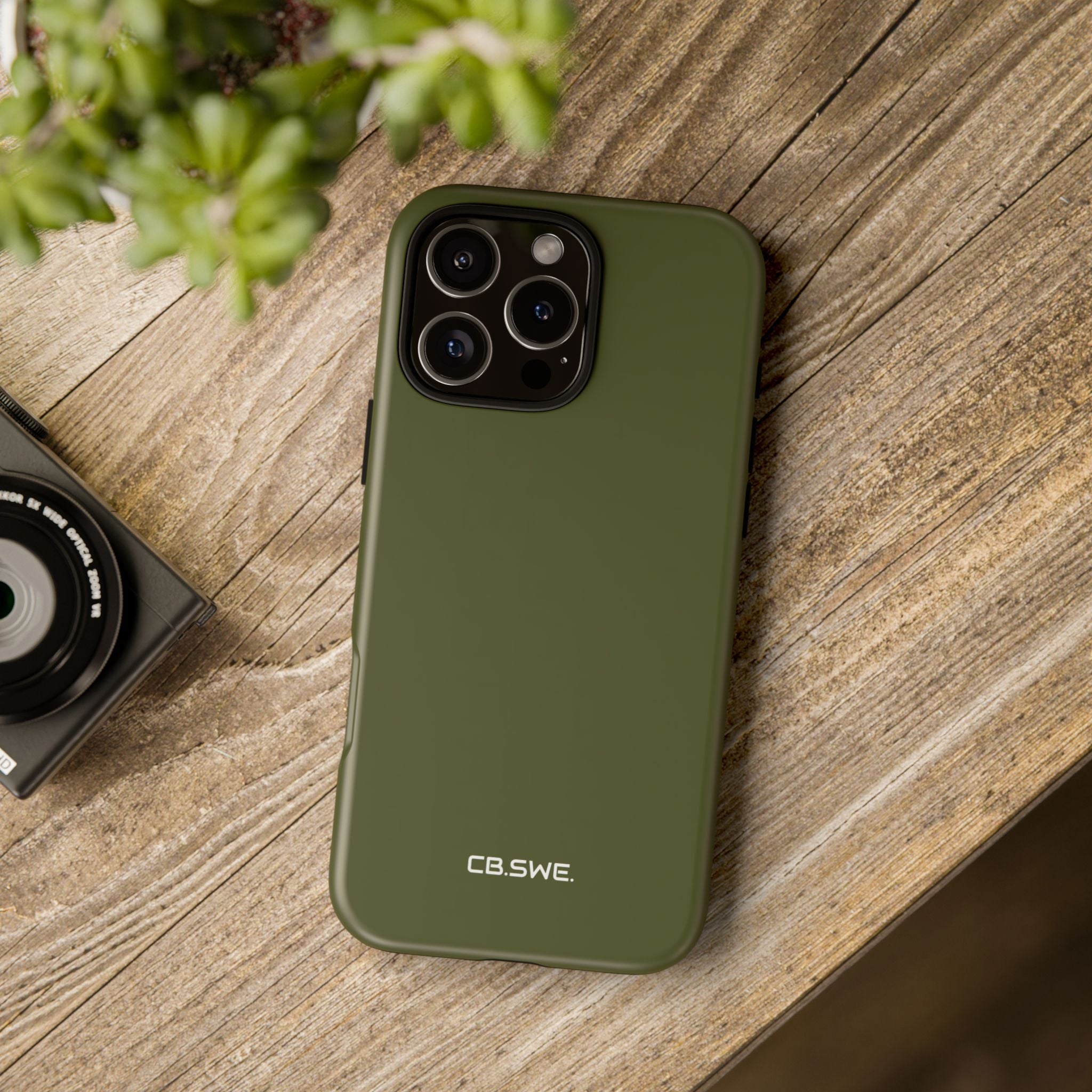 Armeegrüne iPhone-Hülle – Robust