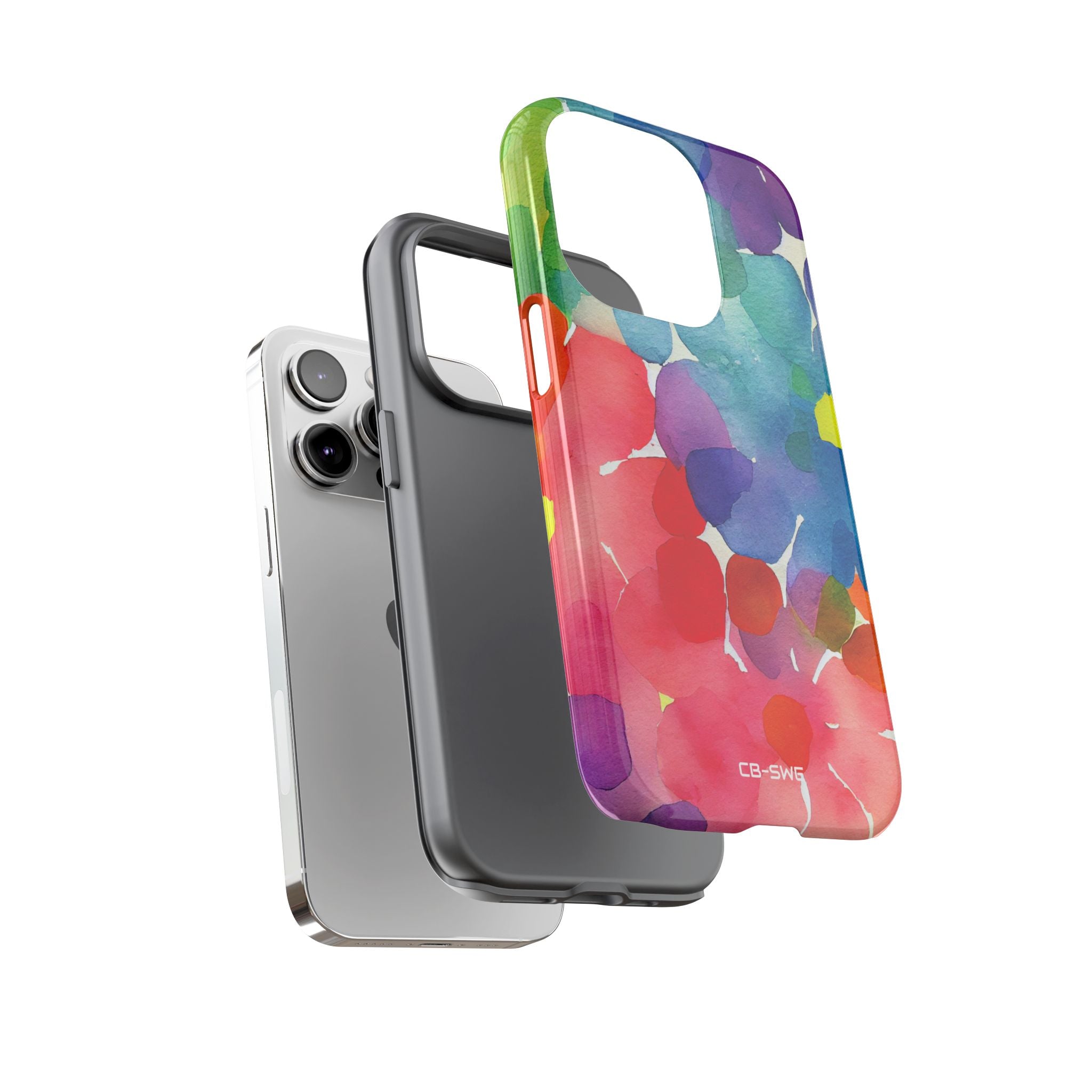 Fluid Color Petals - iPhone Case