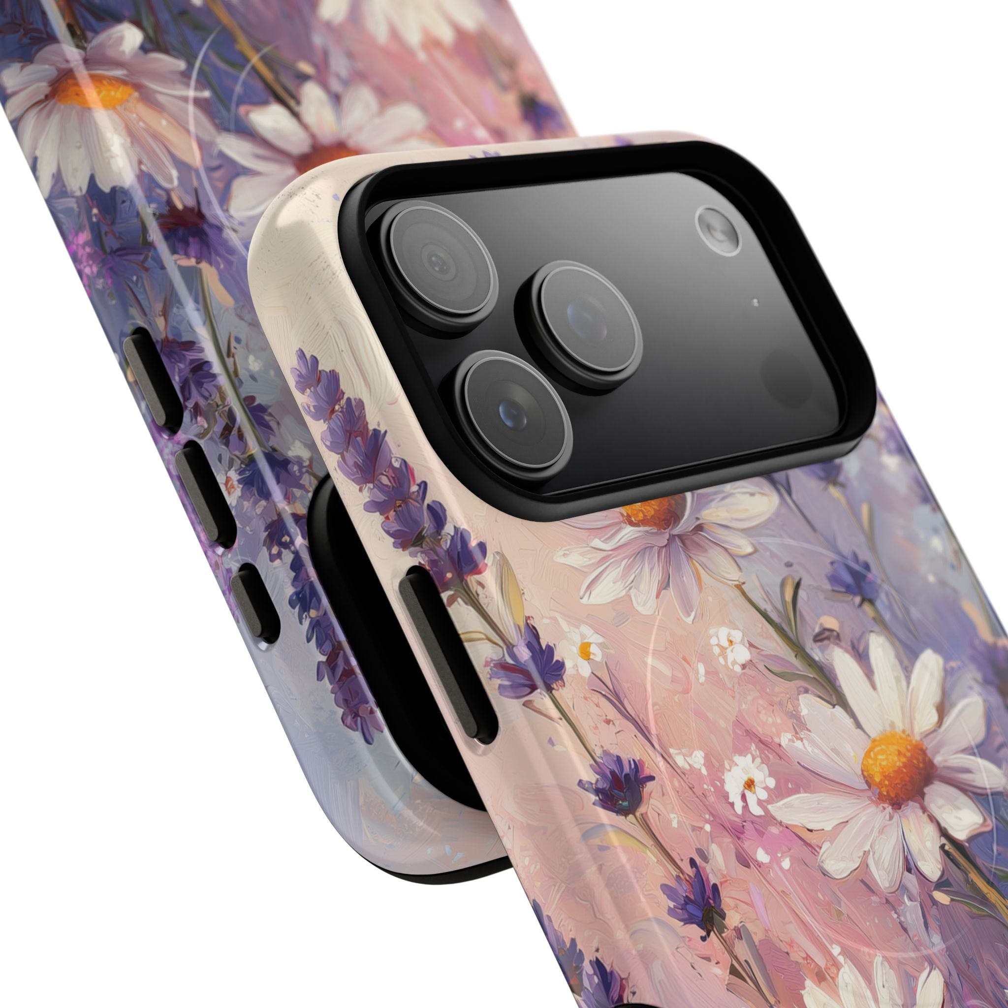 Daisy Lavender Bloom iPhone 17 Pro Max Case - Tough+