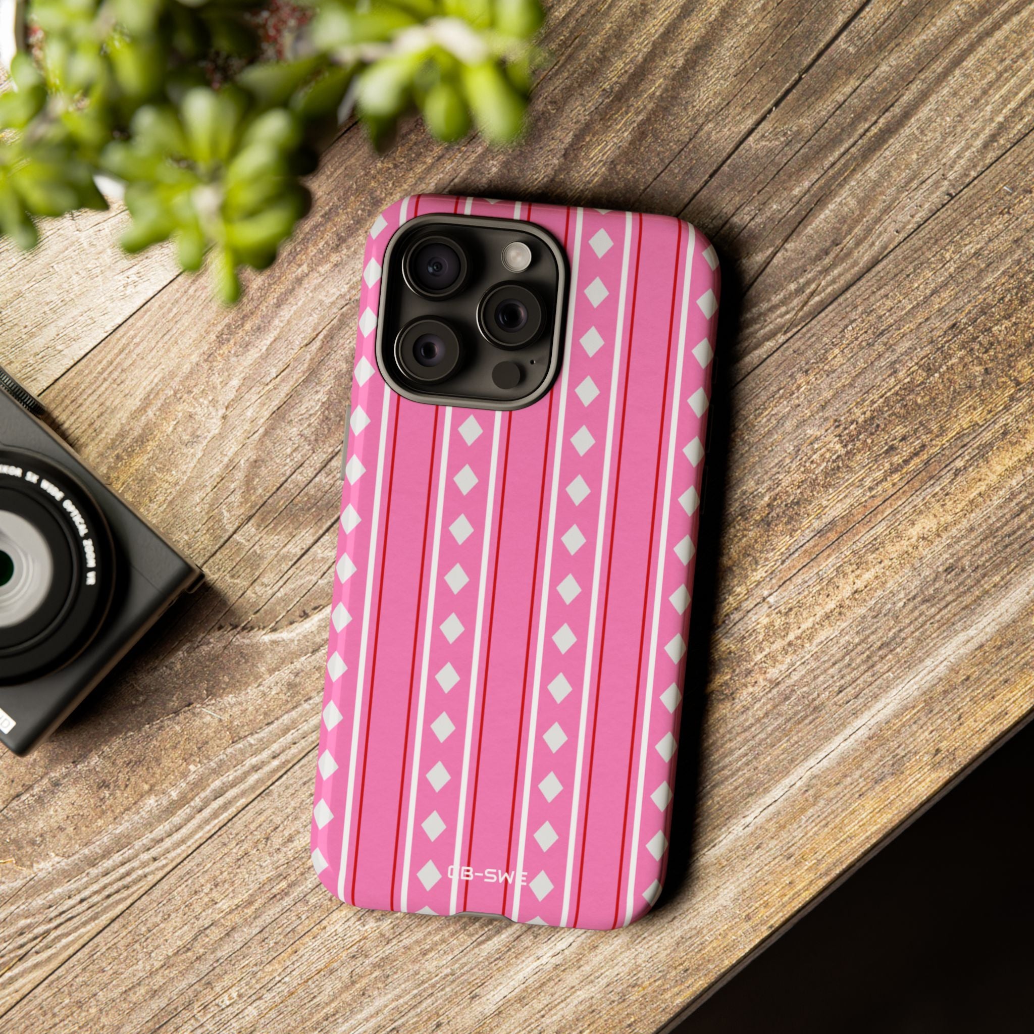 Pink Diamonds Symmetry - iPhone Case