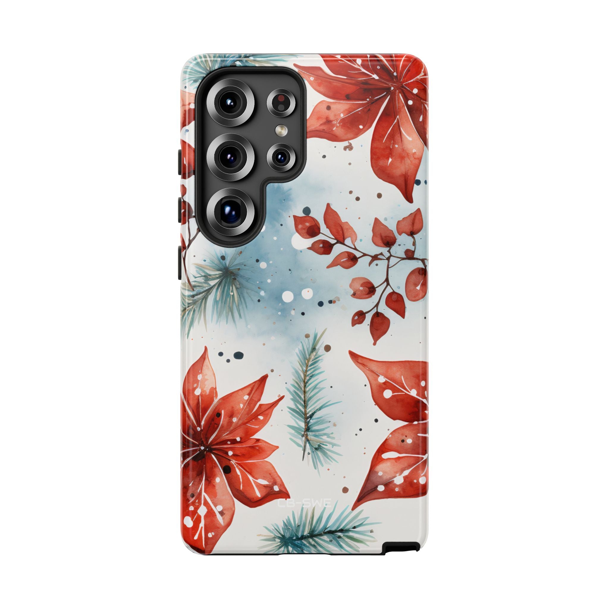 Poinsettias Bloom Bright - Samsung Case