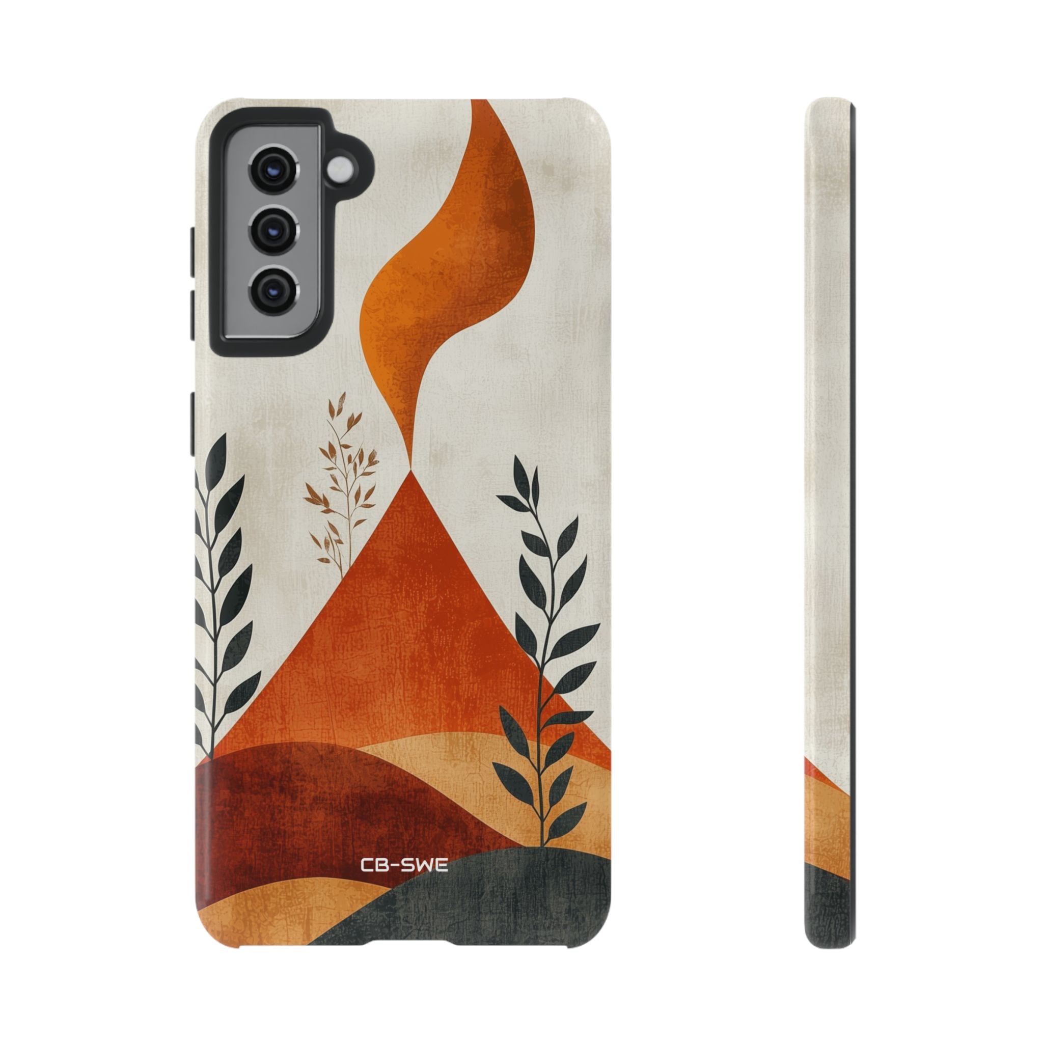 Flames Touch Mountains - Samsung Case