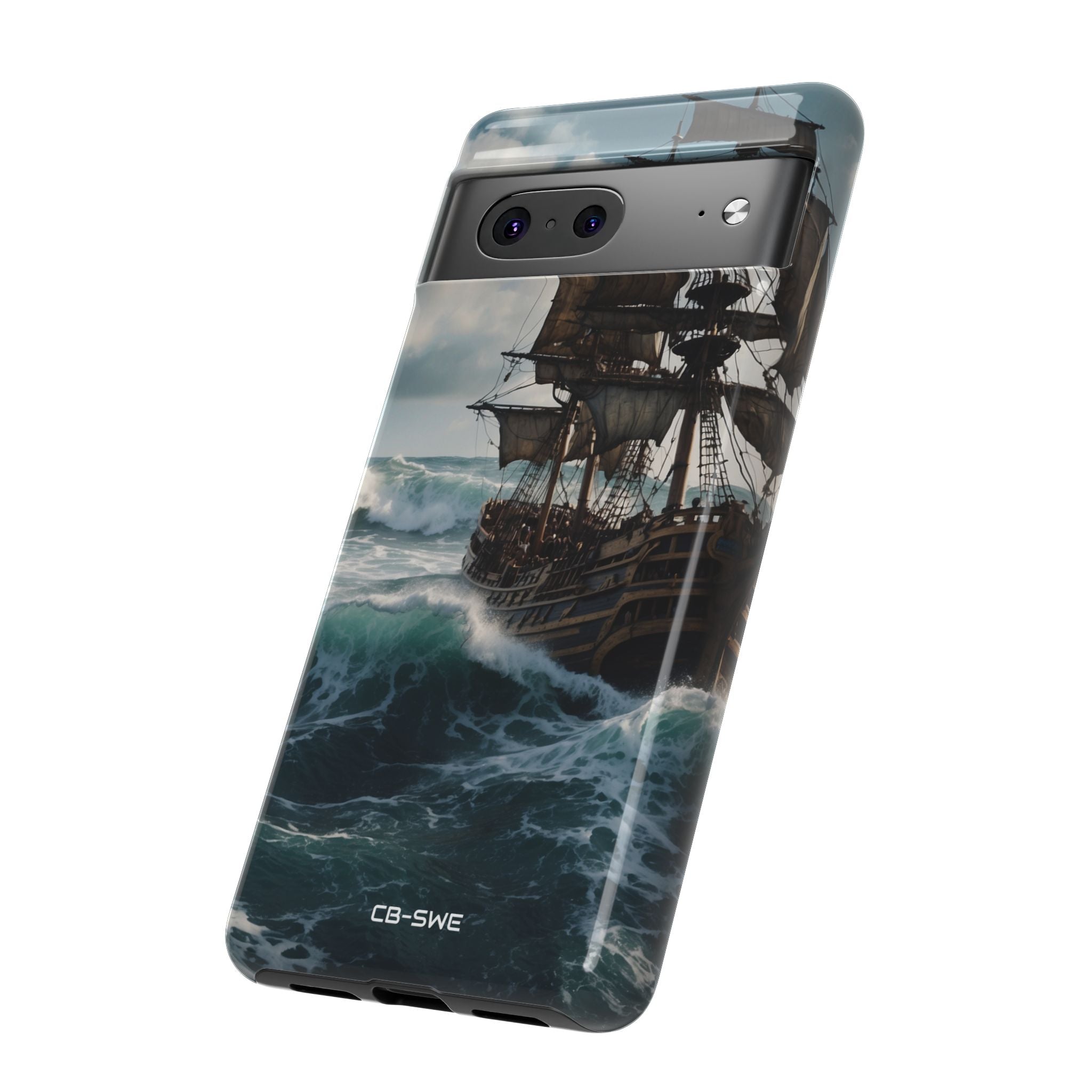 Ship Faces Waves - Google Pixel Case