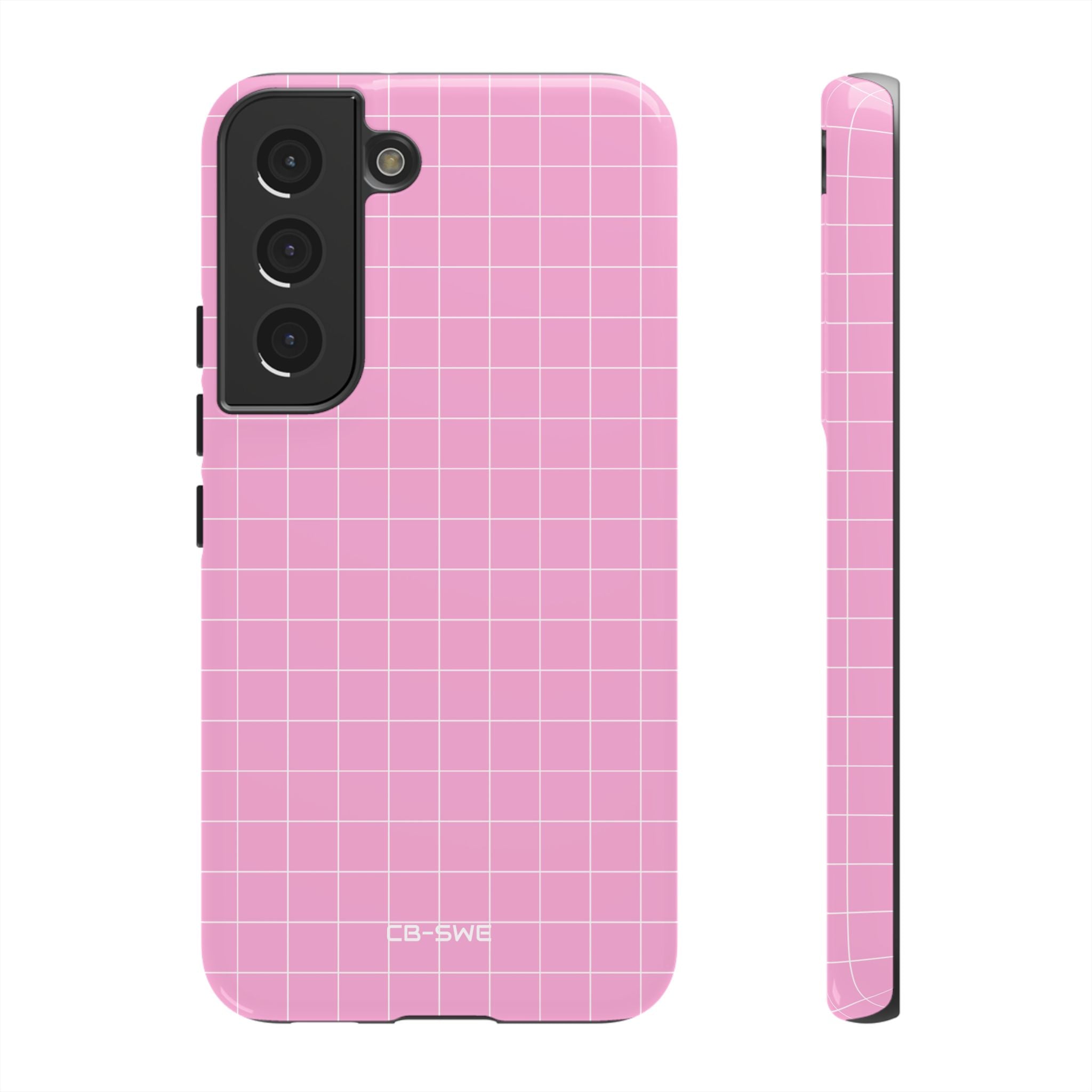 Pink Squares Align - Samsung Case