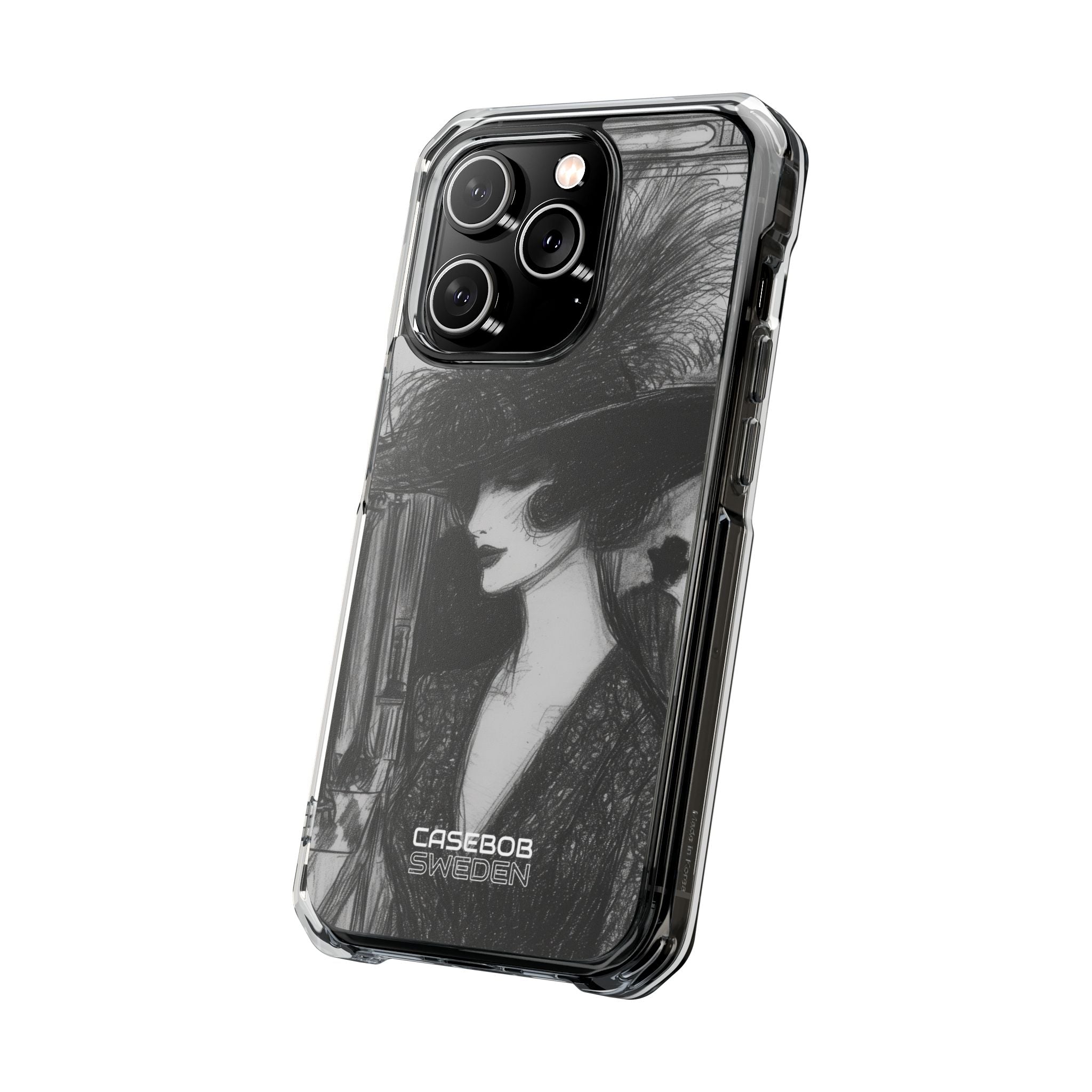 Vintage Feather Elegance iPhone 14 - Impact Clear+