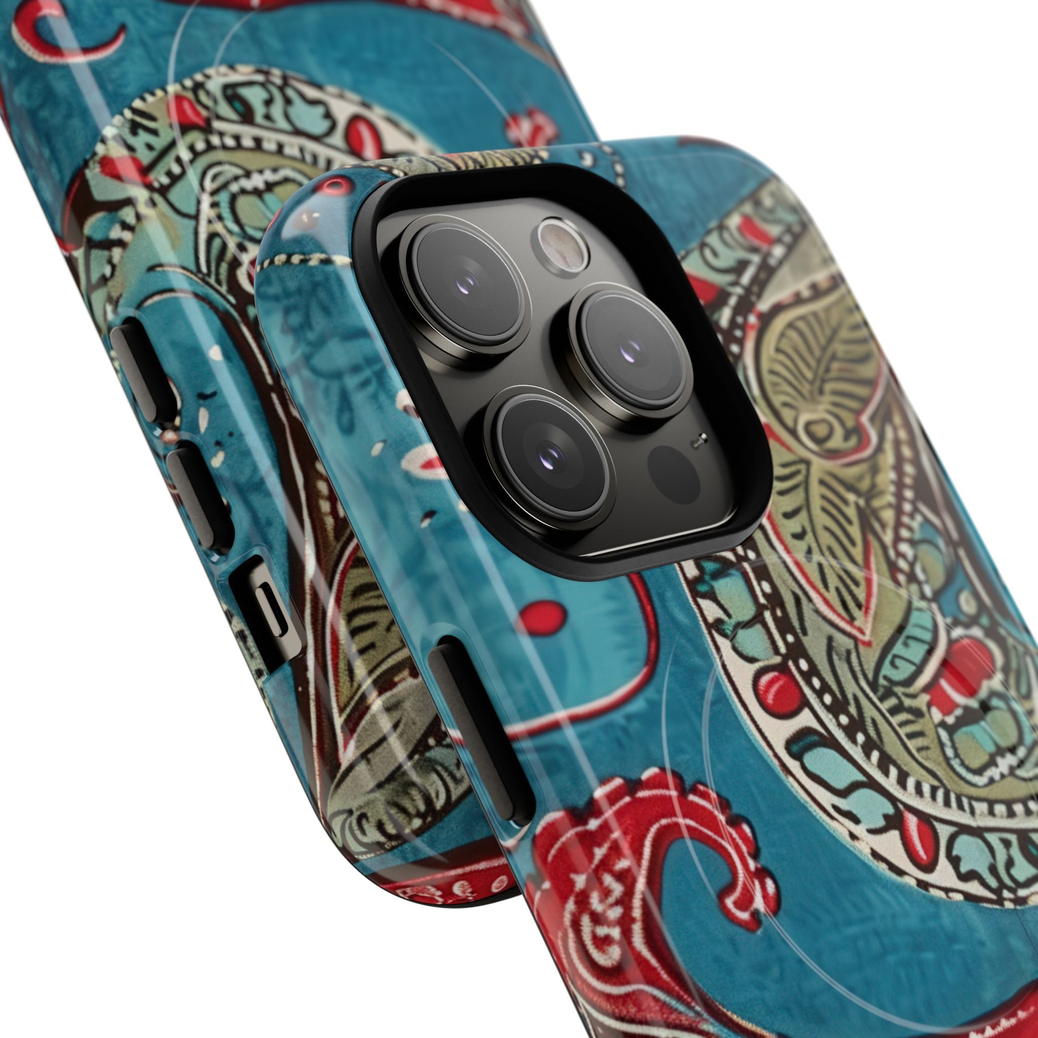 Paisley Floral Fusion iPhone 14 - Tough+