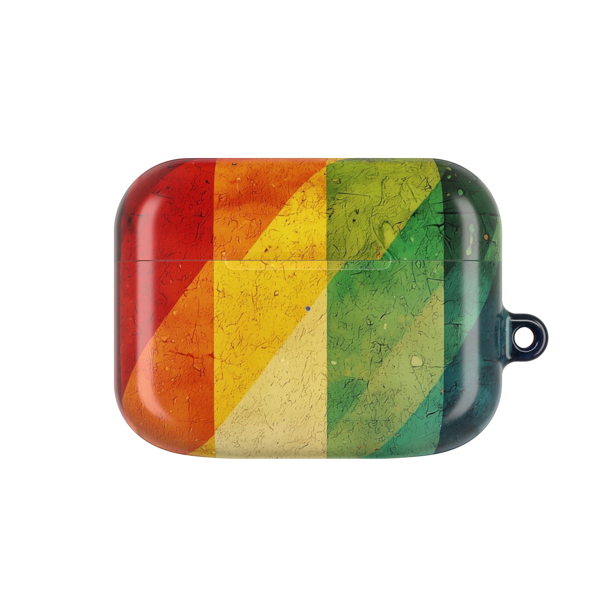 Crimson Stripes - AirPods Case