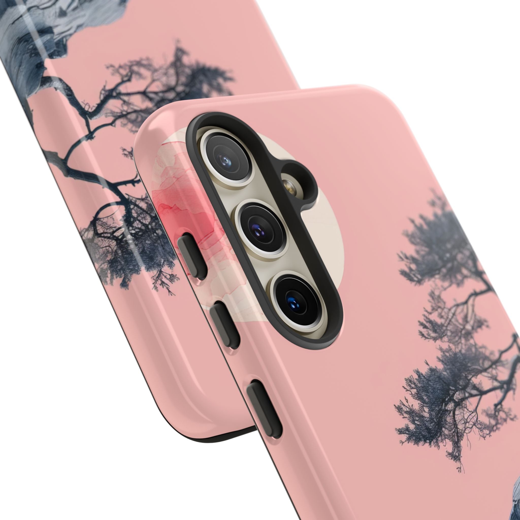 Solitudine sulla scogliera rosa Samsung S24 - Tough
