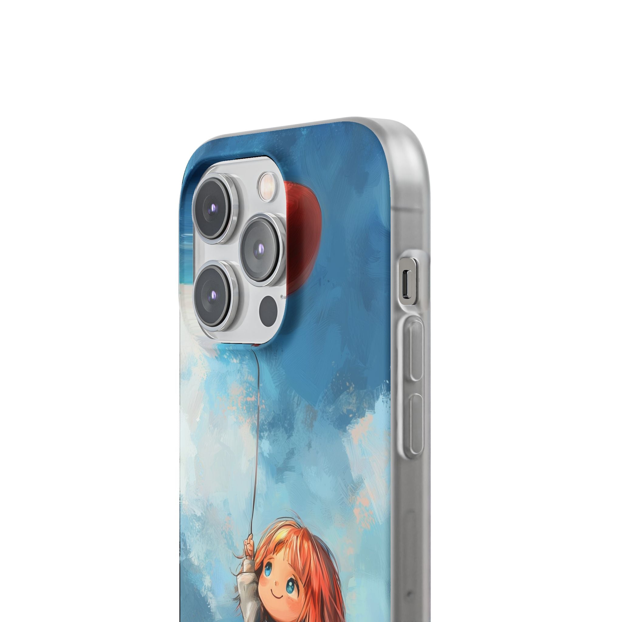 Heart Balloon Whimsy iPhone 14 Pro Case - Soft