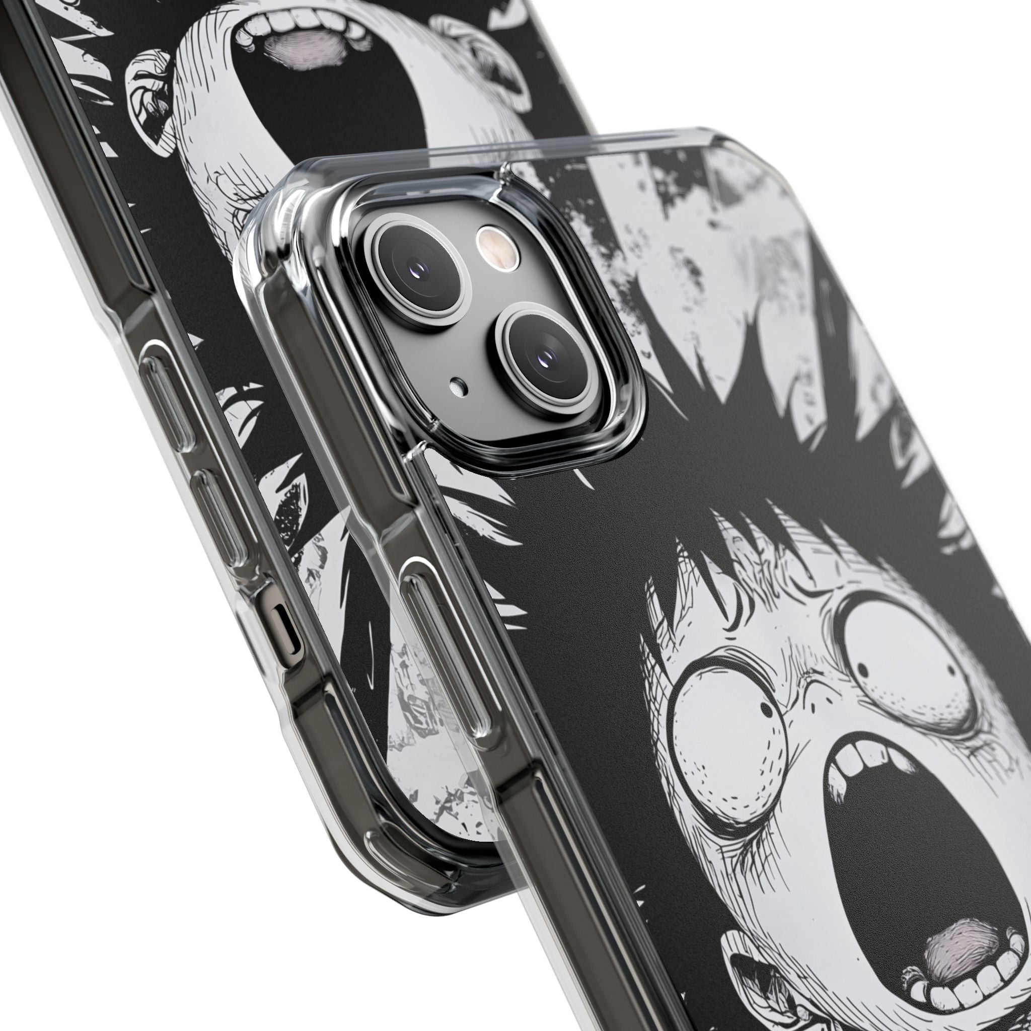 Screaming Stripes iPhone 14 Plus Case - Impact