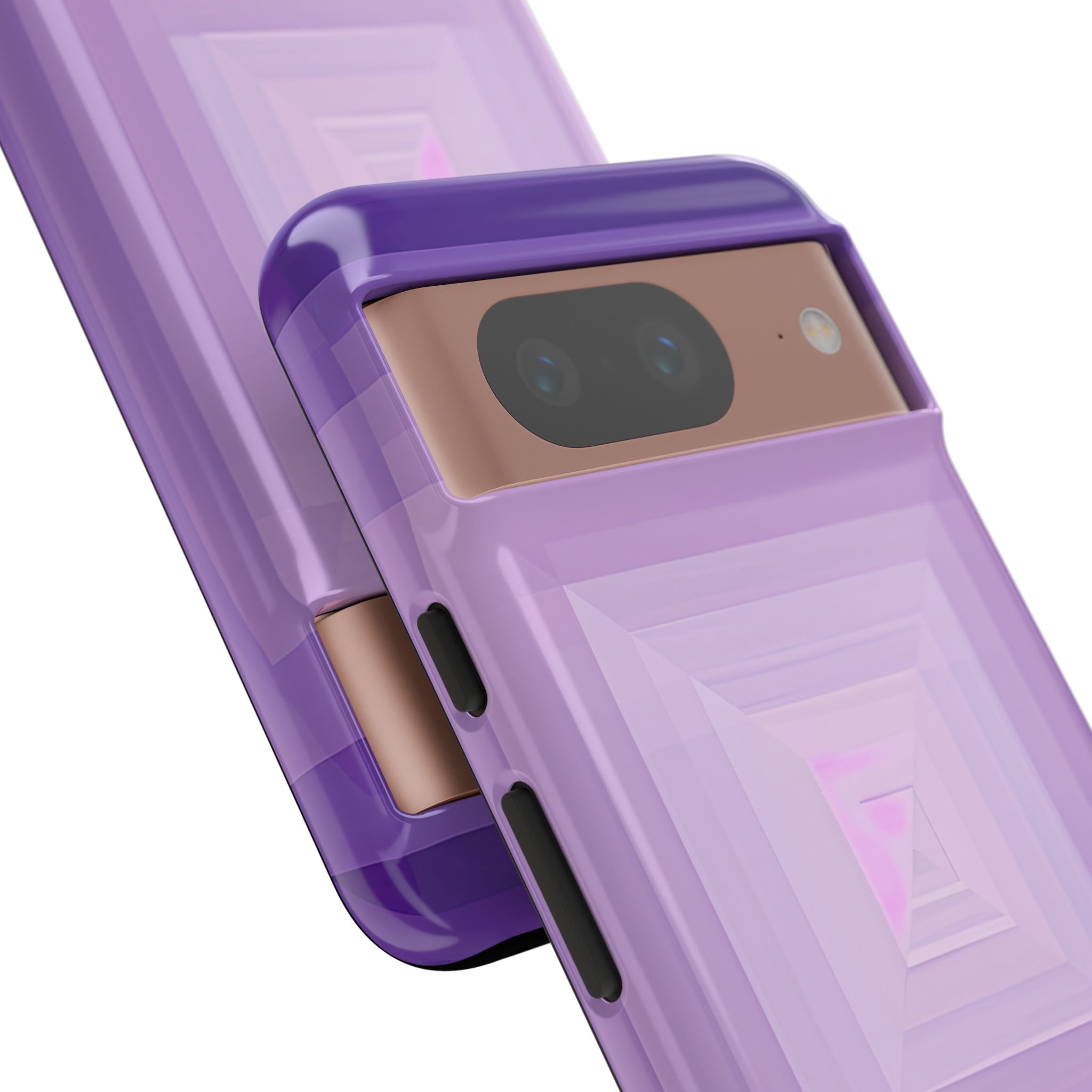 Vortice Geometrico Viola Google Pixel 8 - Tough