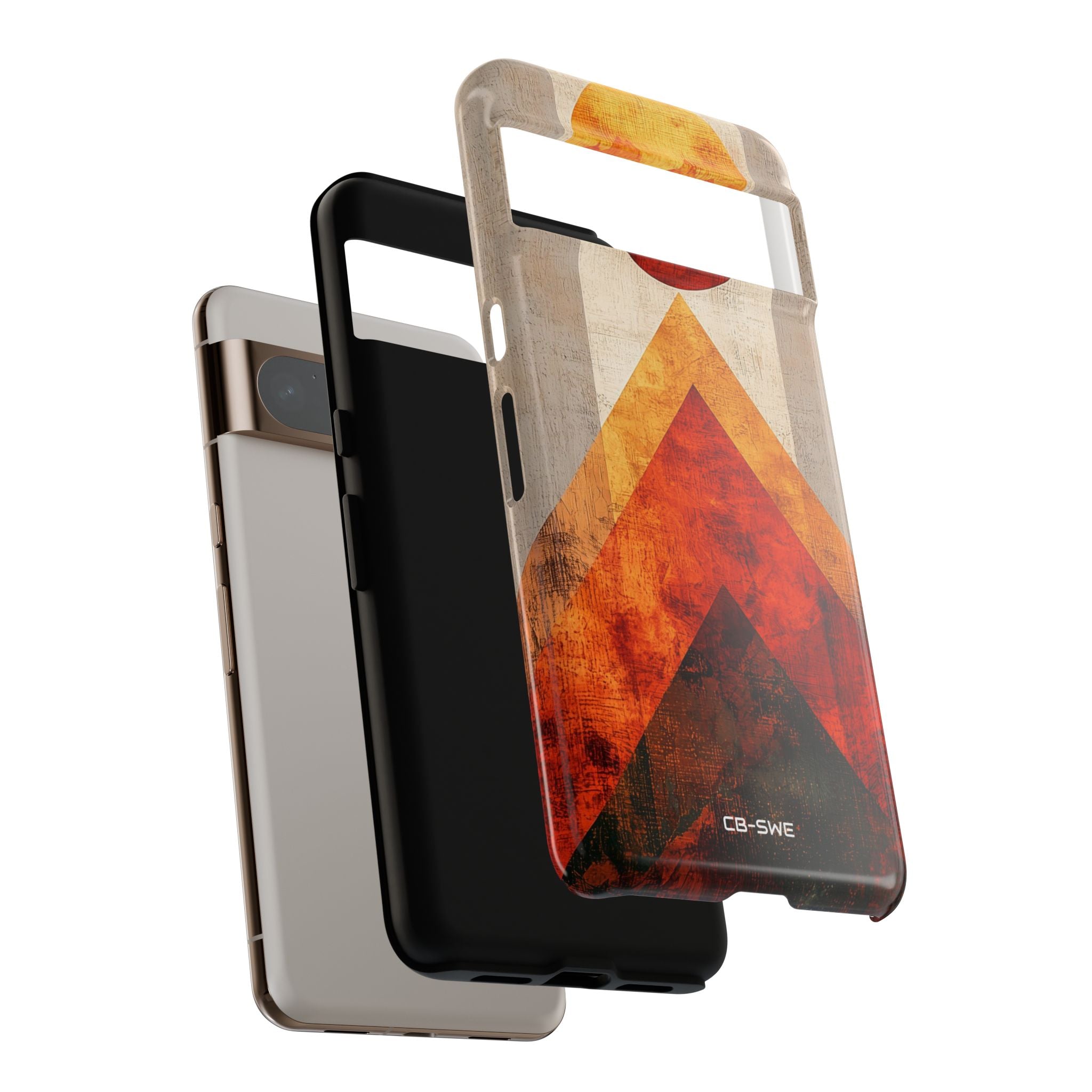 Sun Embraces Mountains - Google Pixel Case