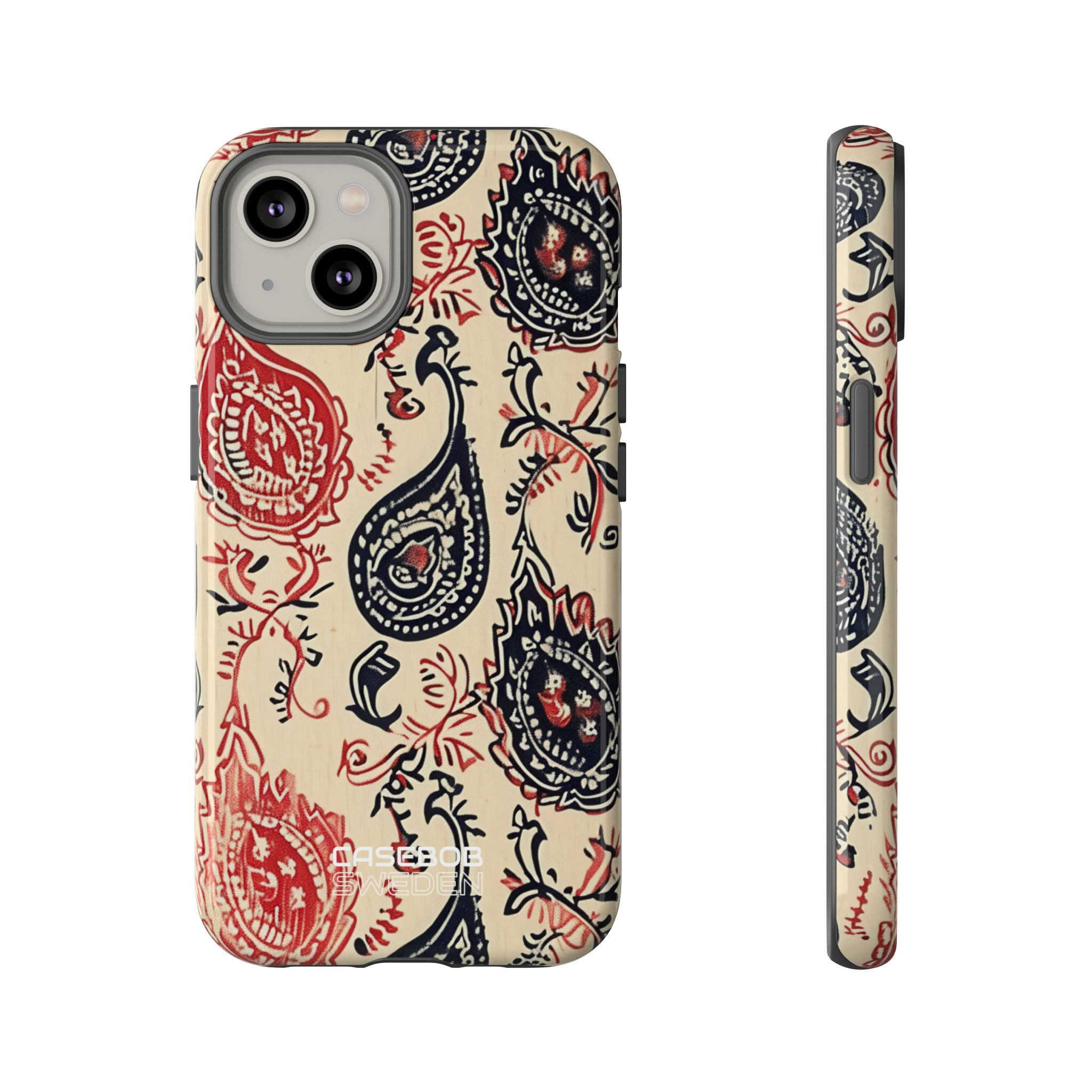 Tourbillon Paisley Marine iPhone 14 - Tough