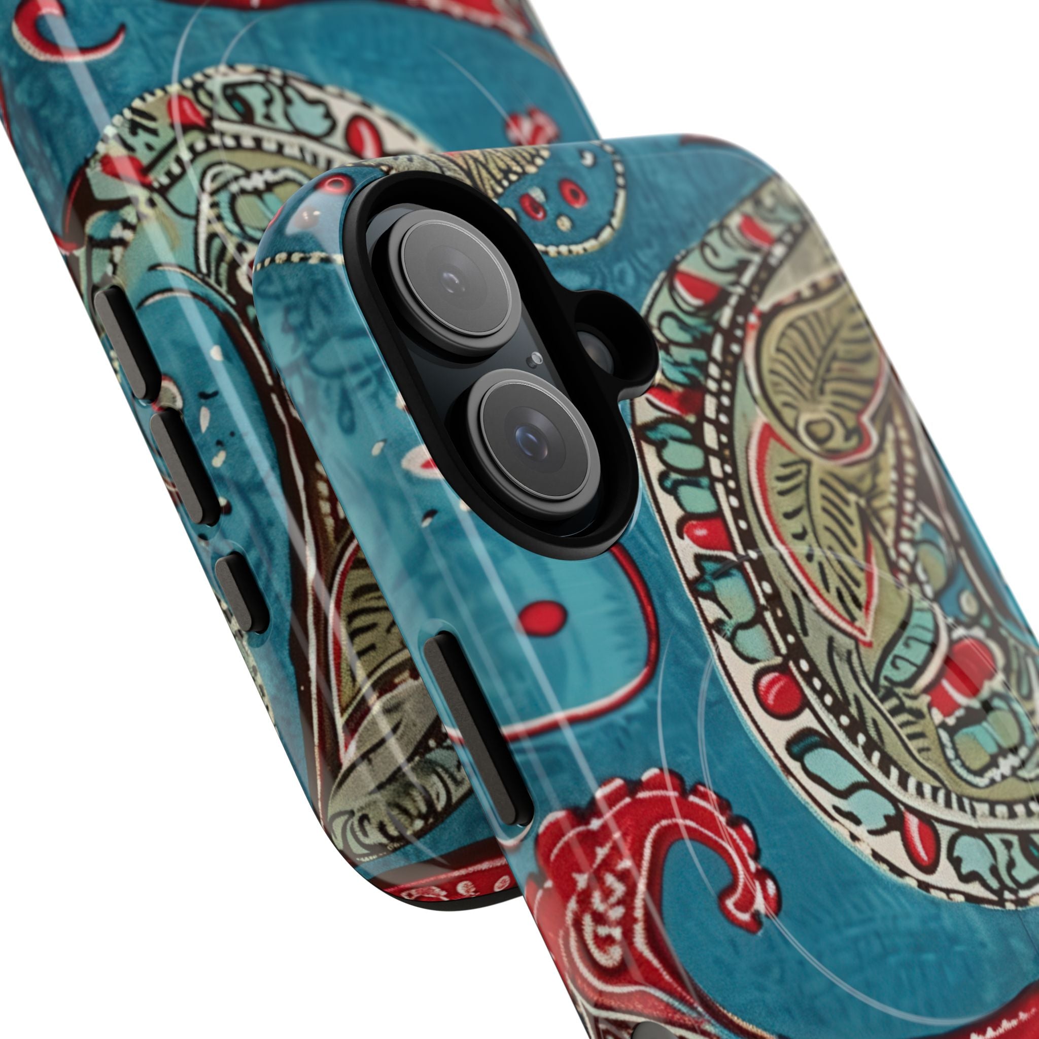 Paisley Floral Fusion iPhone 16 - Tough+