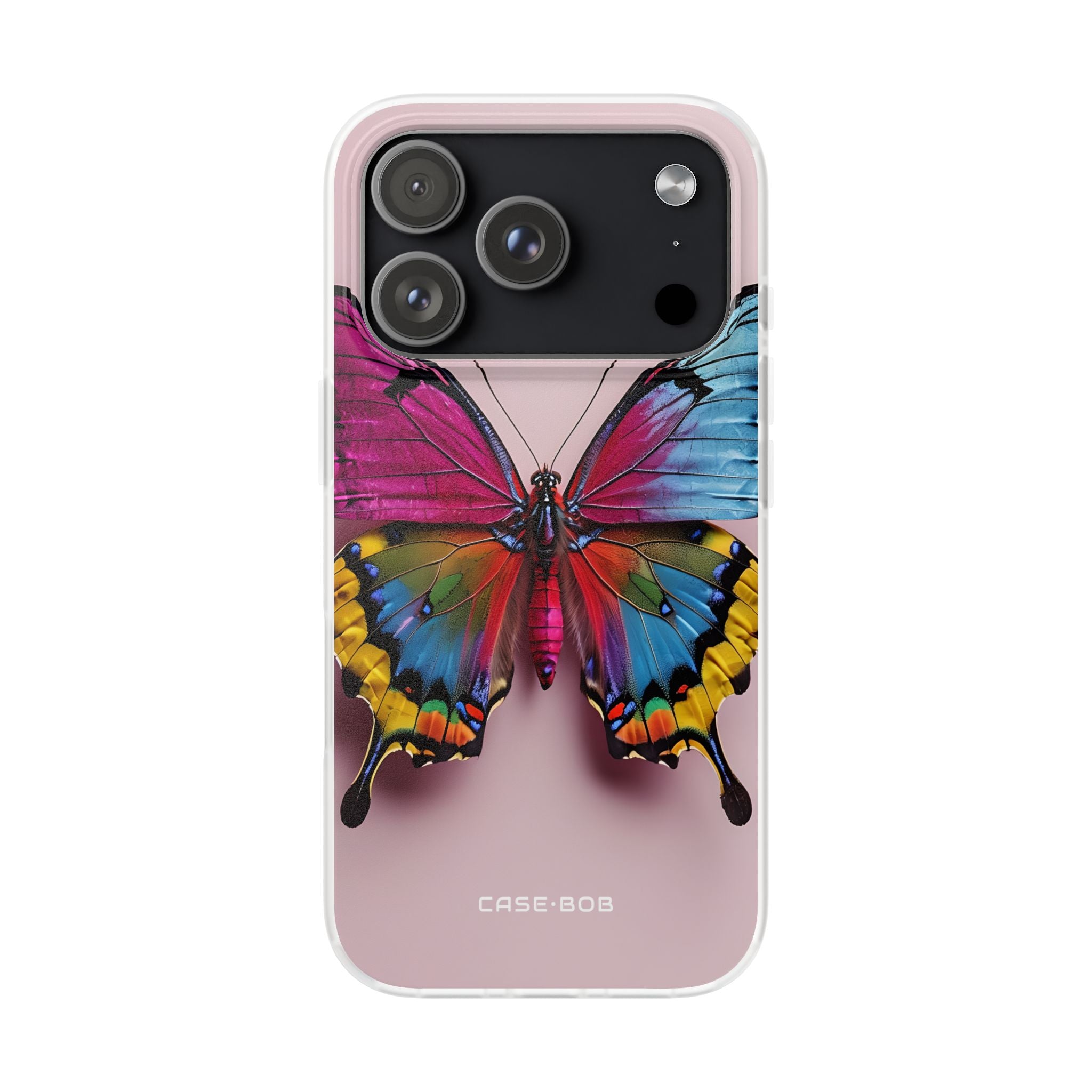 Vivid Butterfly iPhone 17 Pro Case - Soft