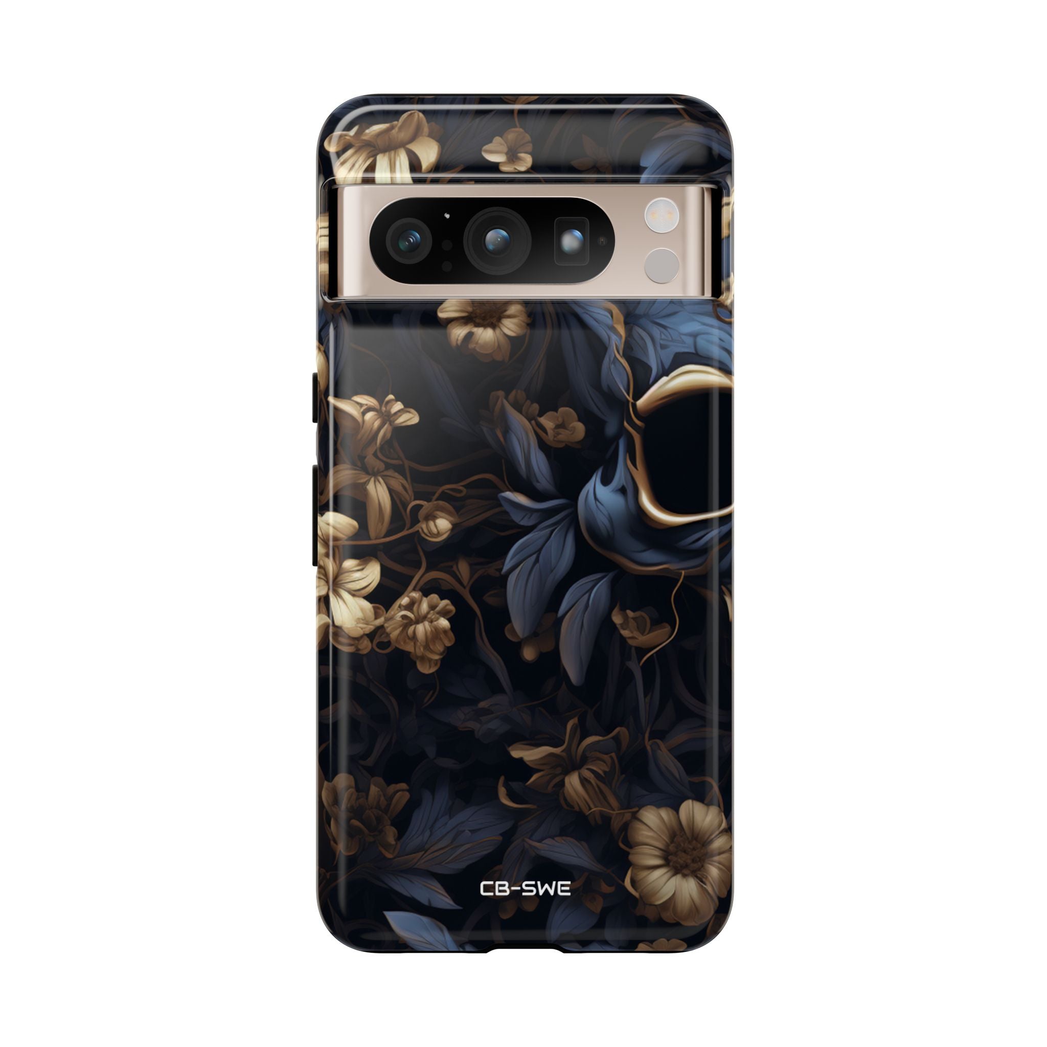 Gothic Floral Skull - Google Pixel Case