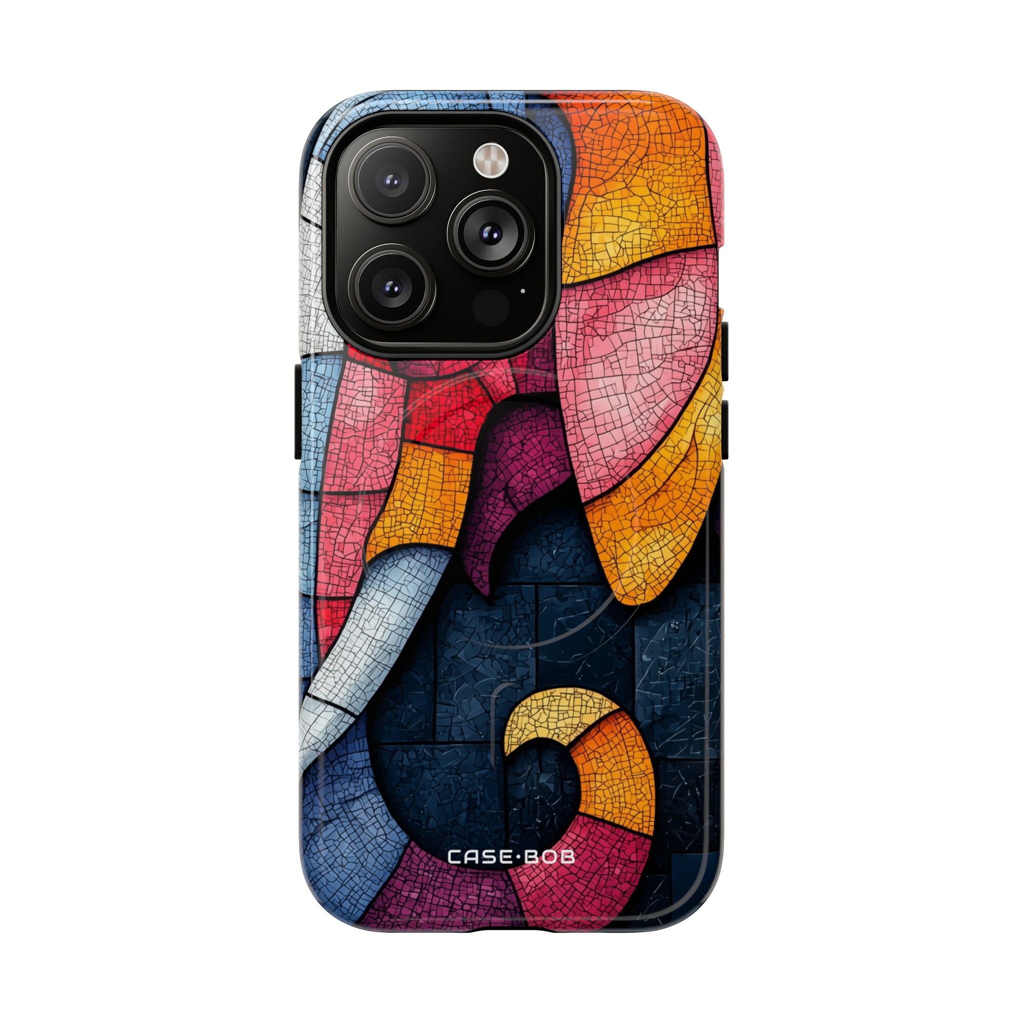 Elephant Mosaic iPhone 14 Pro Case - Tough+