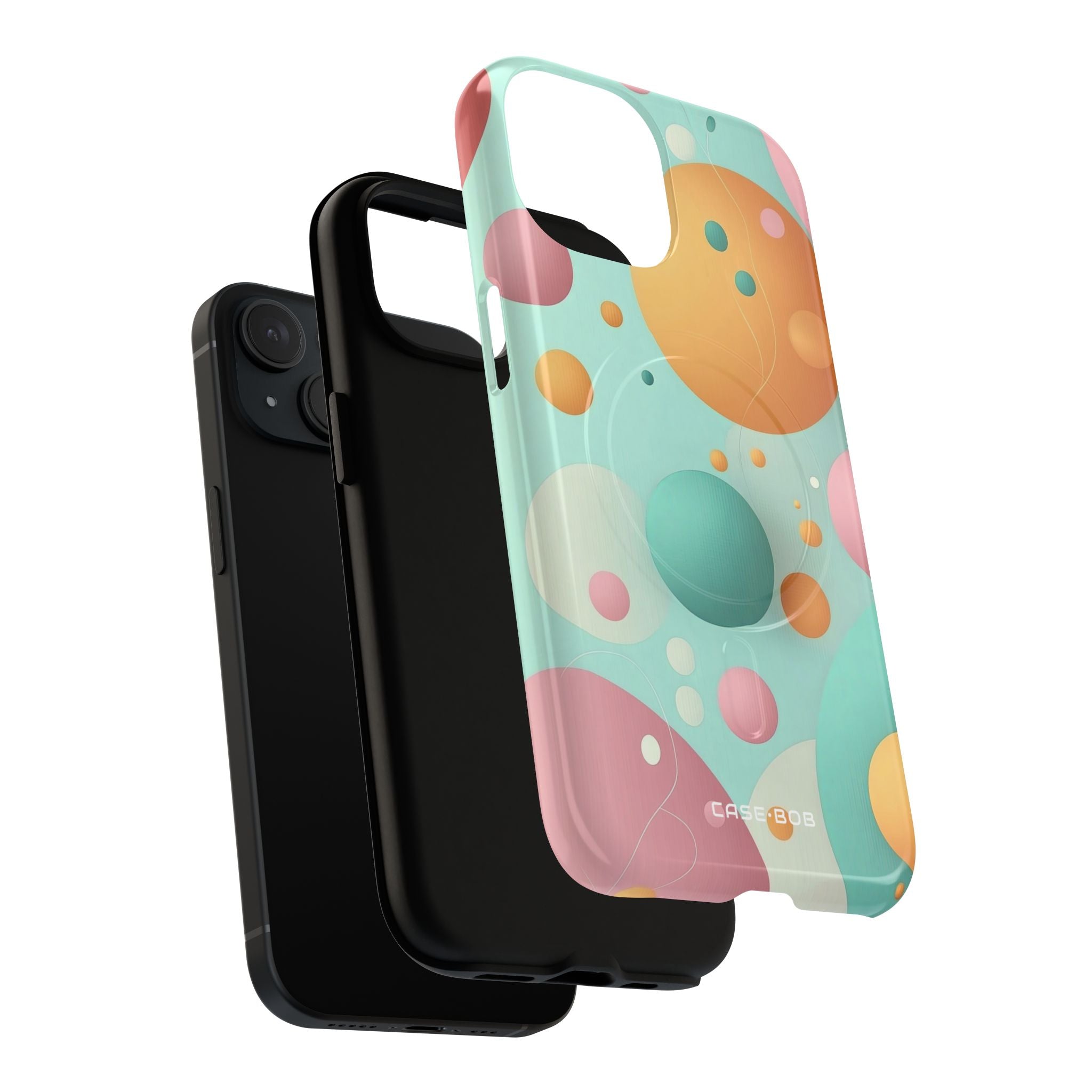 Pastel Circles iPhone 15 Case - Tough+