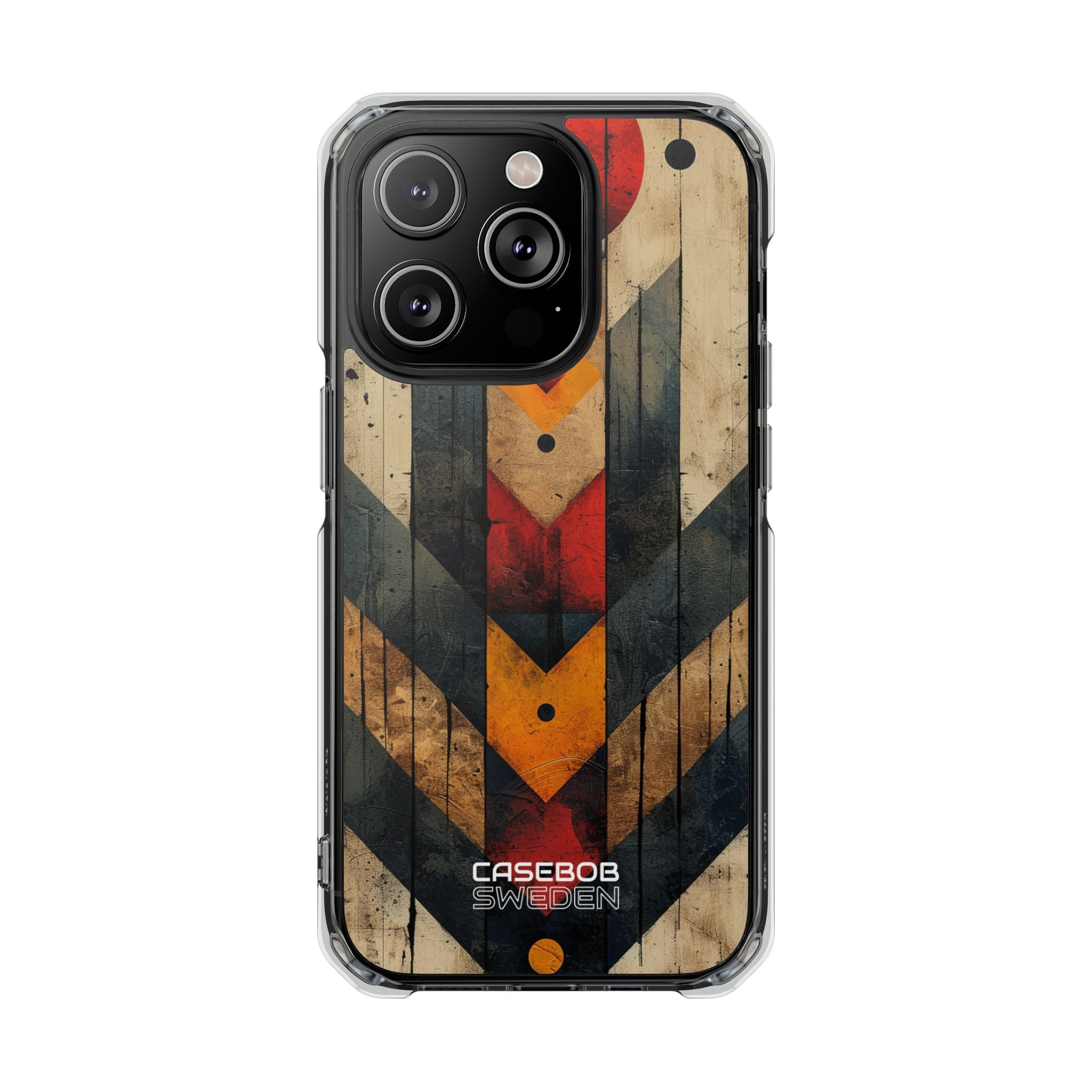 Geometric Fire Rise iPhone 14 - Impact Clear+