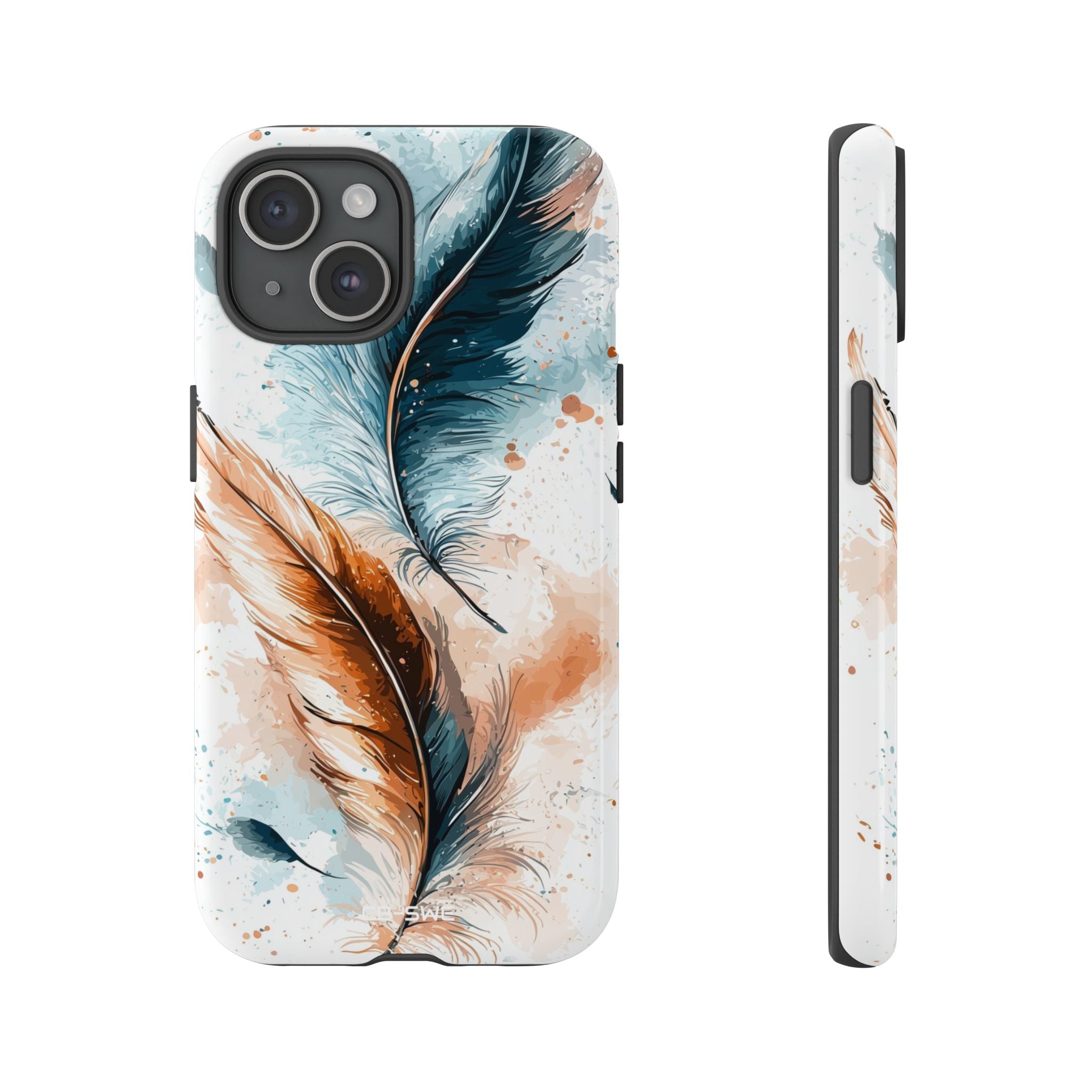 Feathers Dance Lightly - iPhone Case