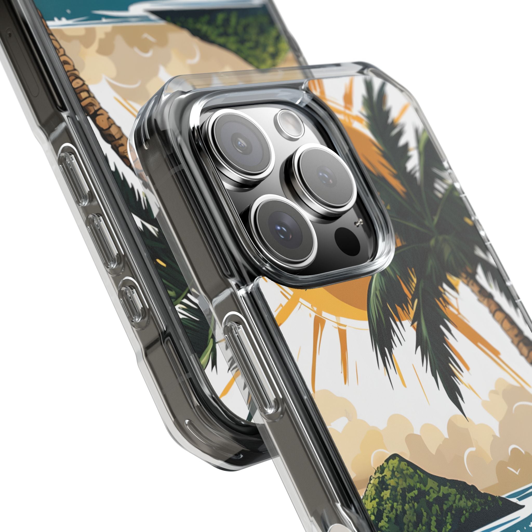 Sunny Palm Breeze iPhone 16 Pro Case - Impact