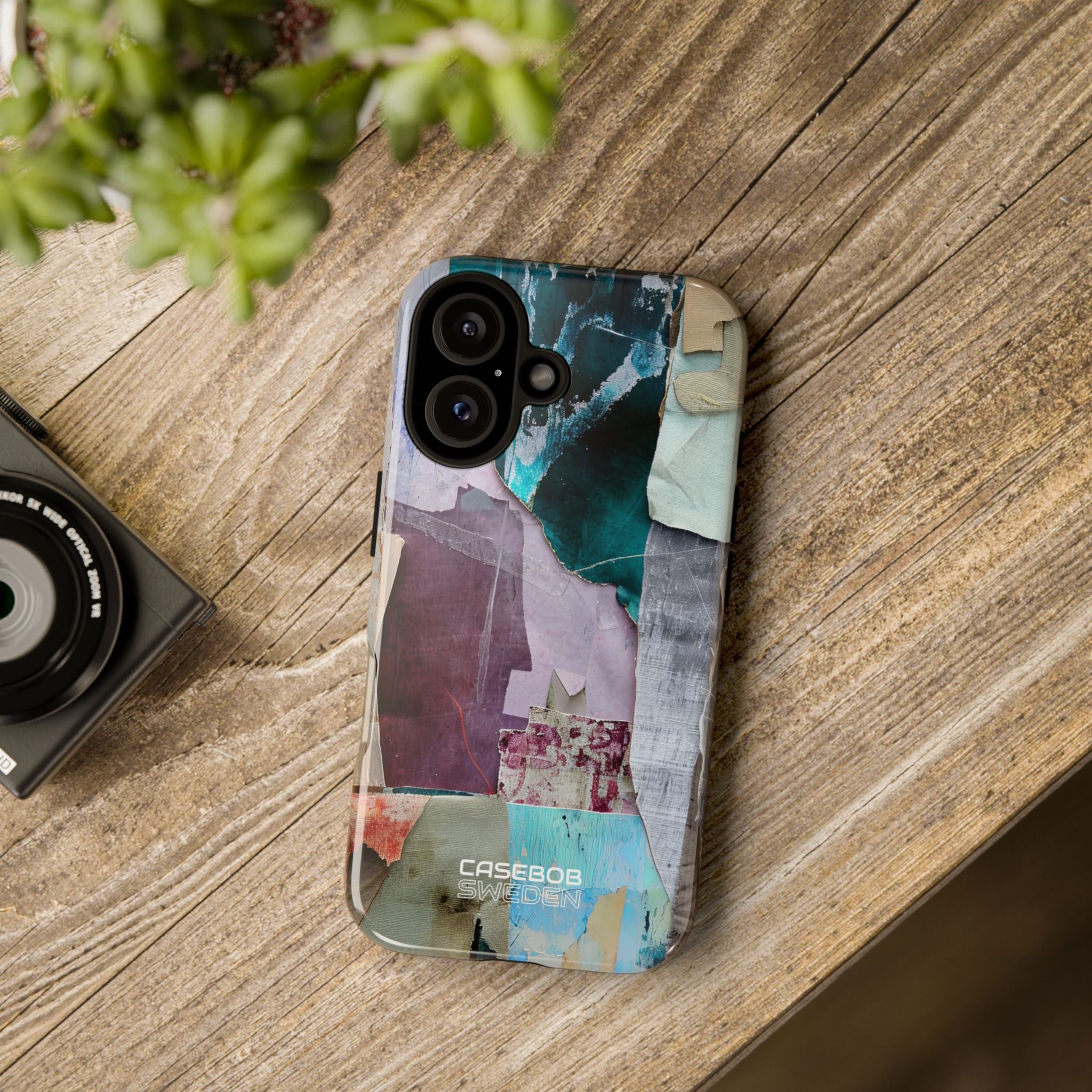Layered Earth Bloom iPhone 16 - Resistente