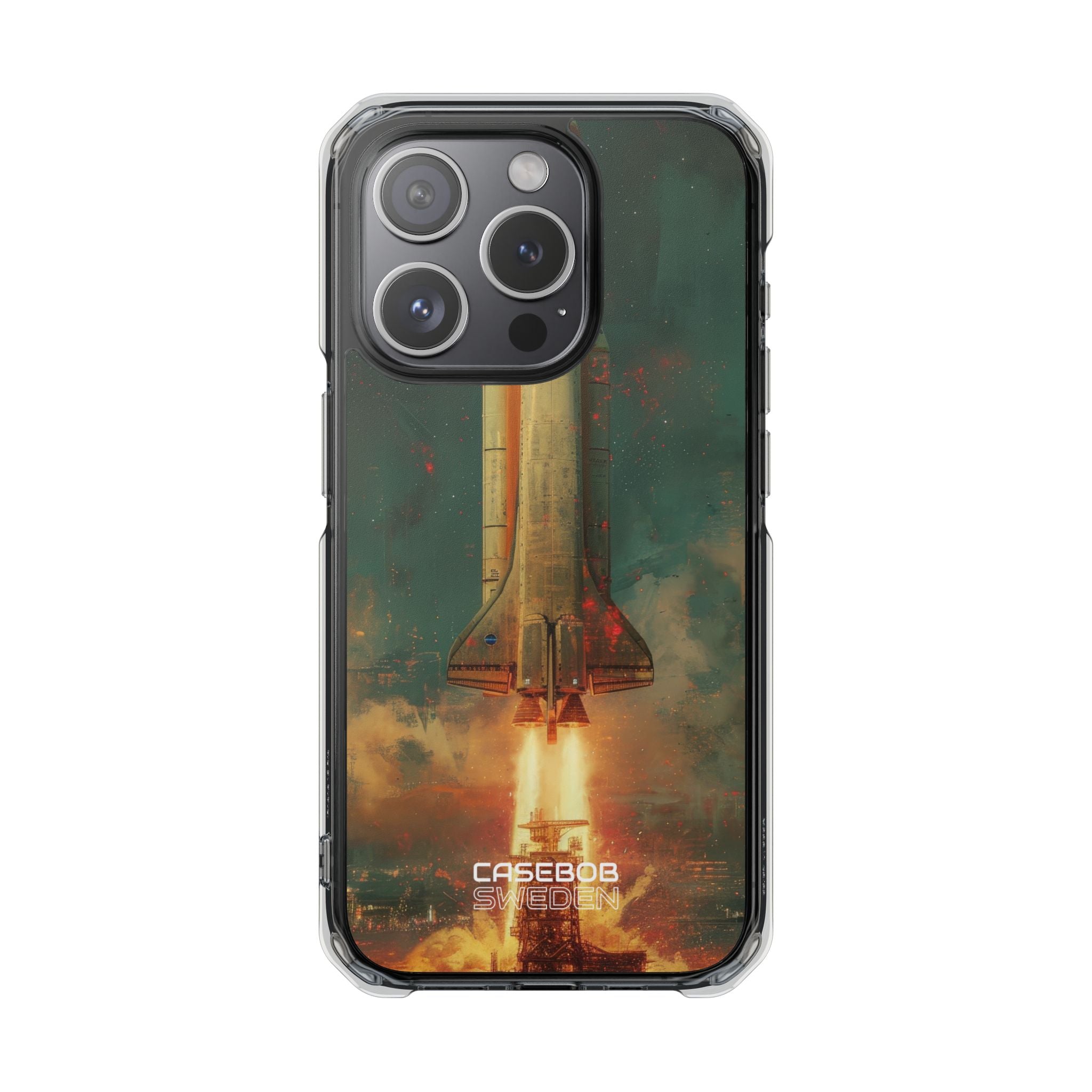 Cosmic Shuttle Ascent iPhone 15 - Impact Clear+